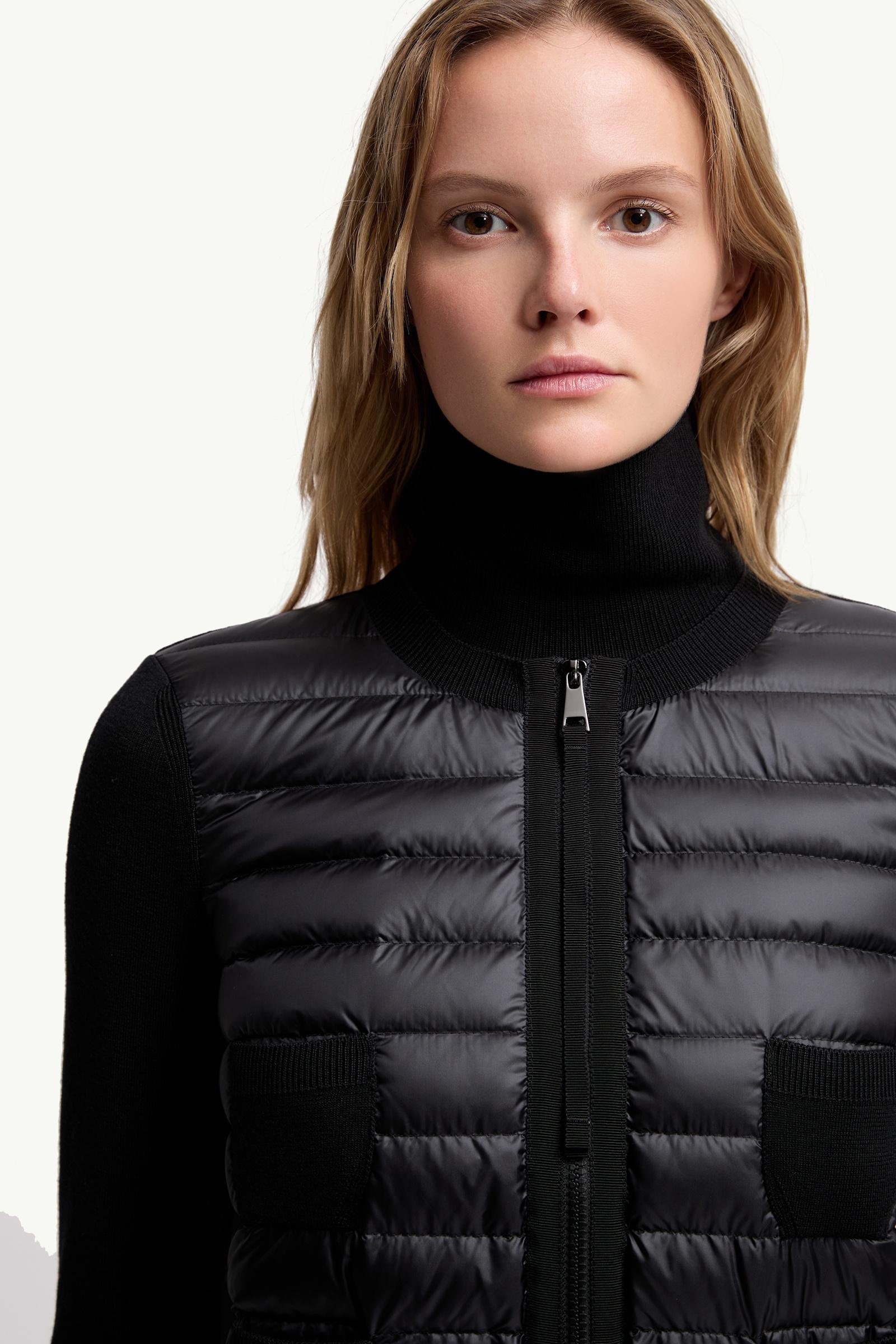 Padded Wool Zip-Up Cardigan - 图片 6