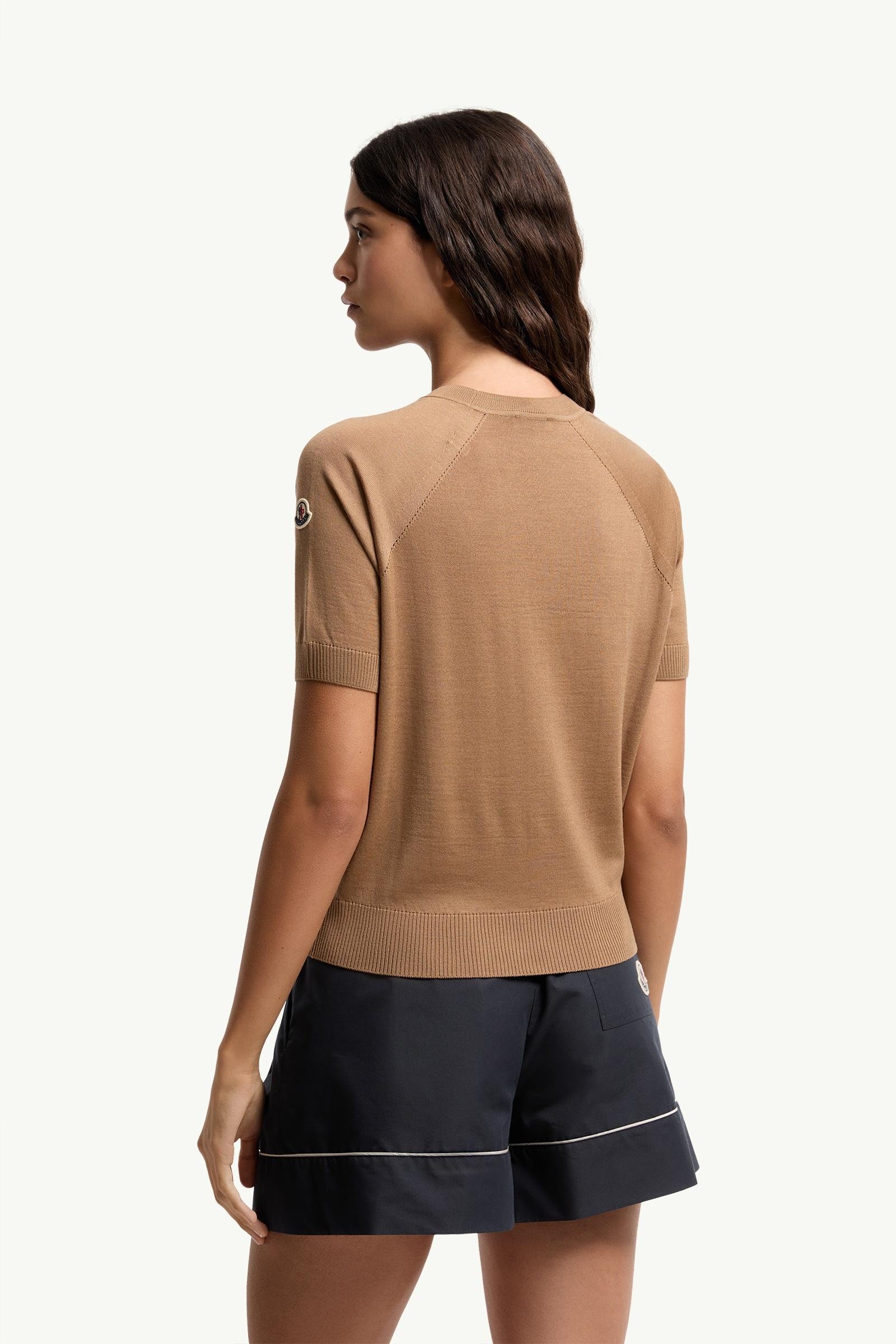 Short Sleeve Wool Jumper - 图片 5