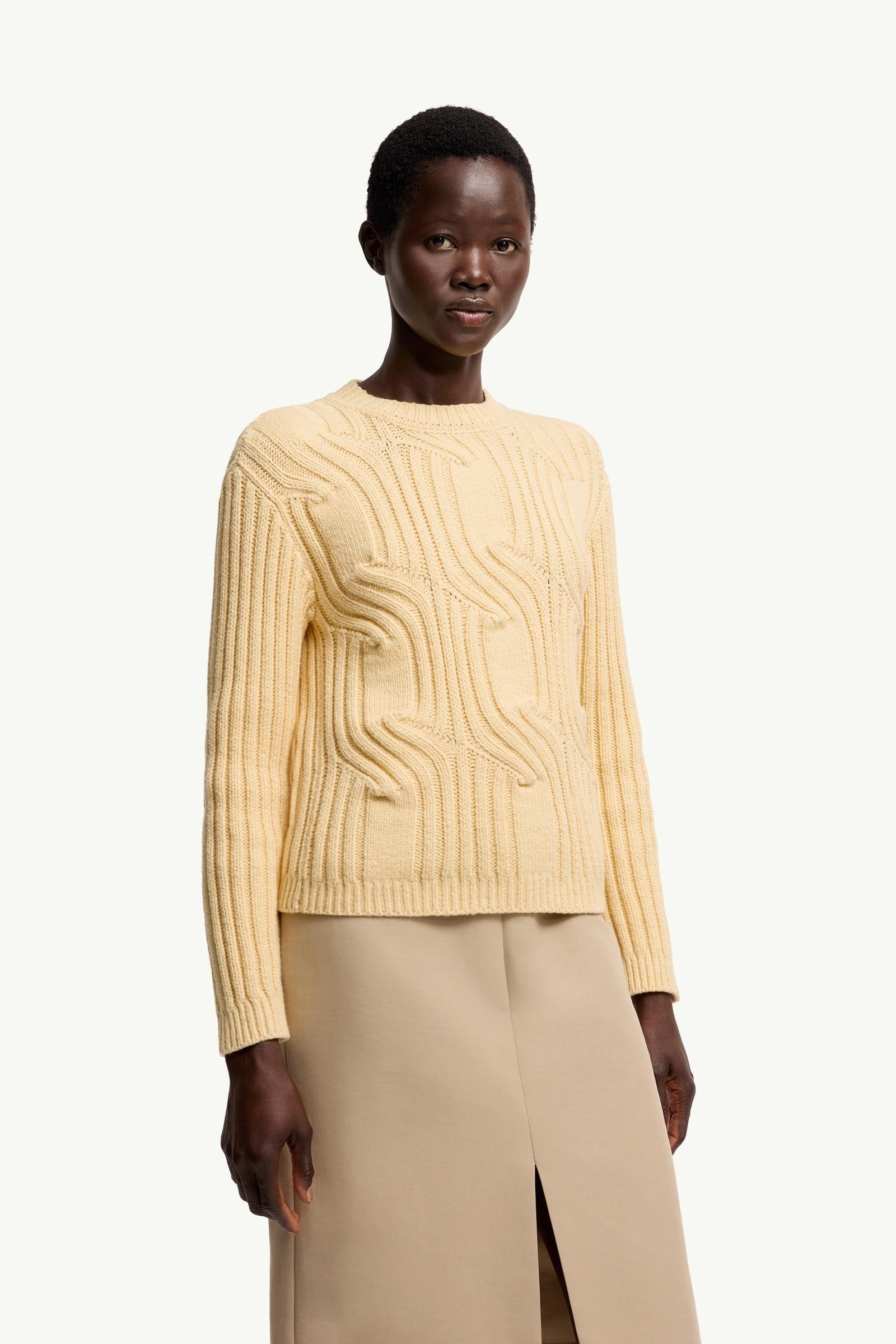 Chain Knit Cotton Blend Jumper - 图片 4