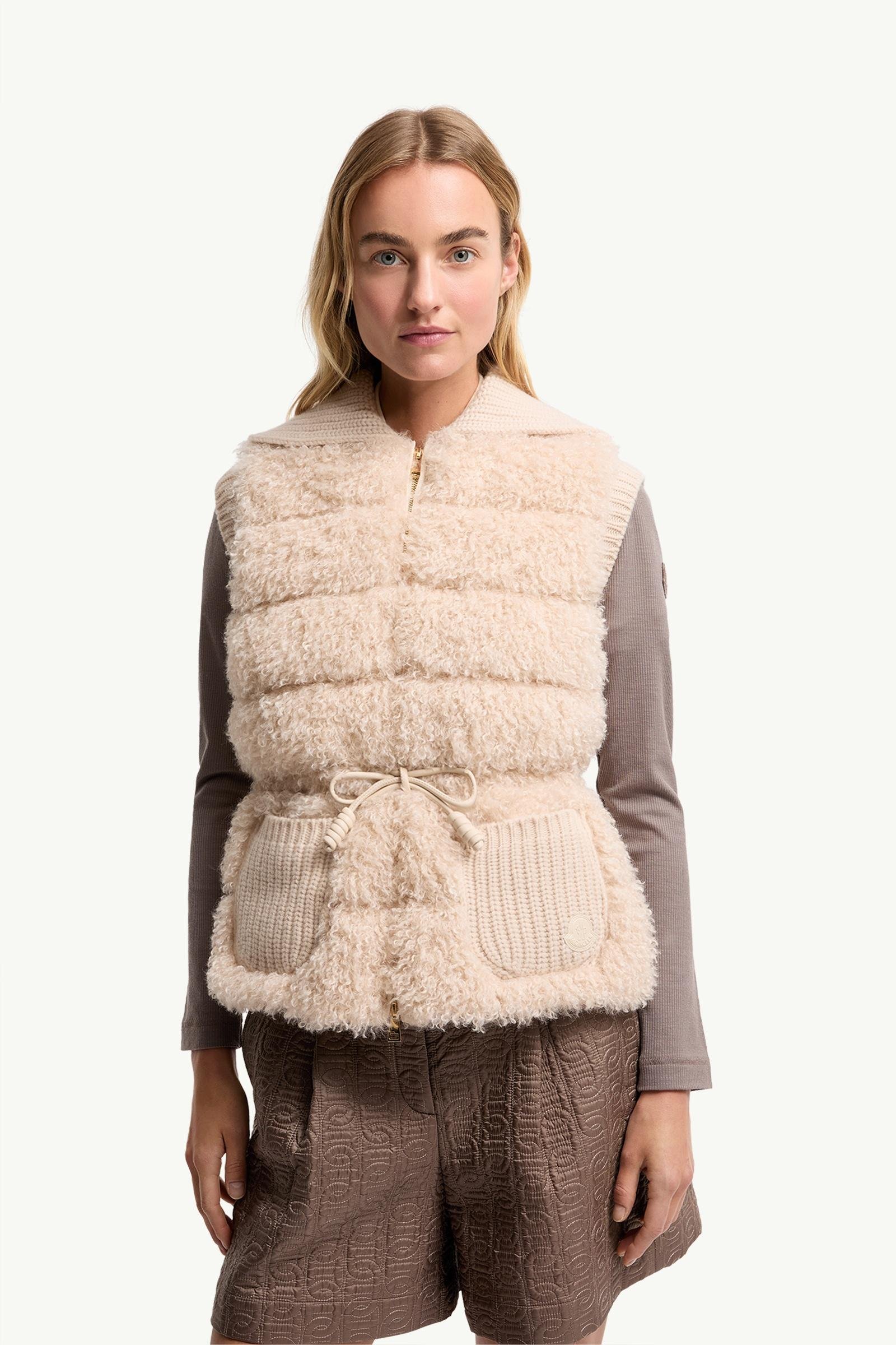 Wool & Cashmere Blend Down Gilet - 图片 4