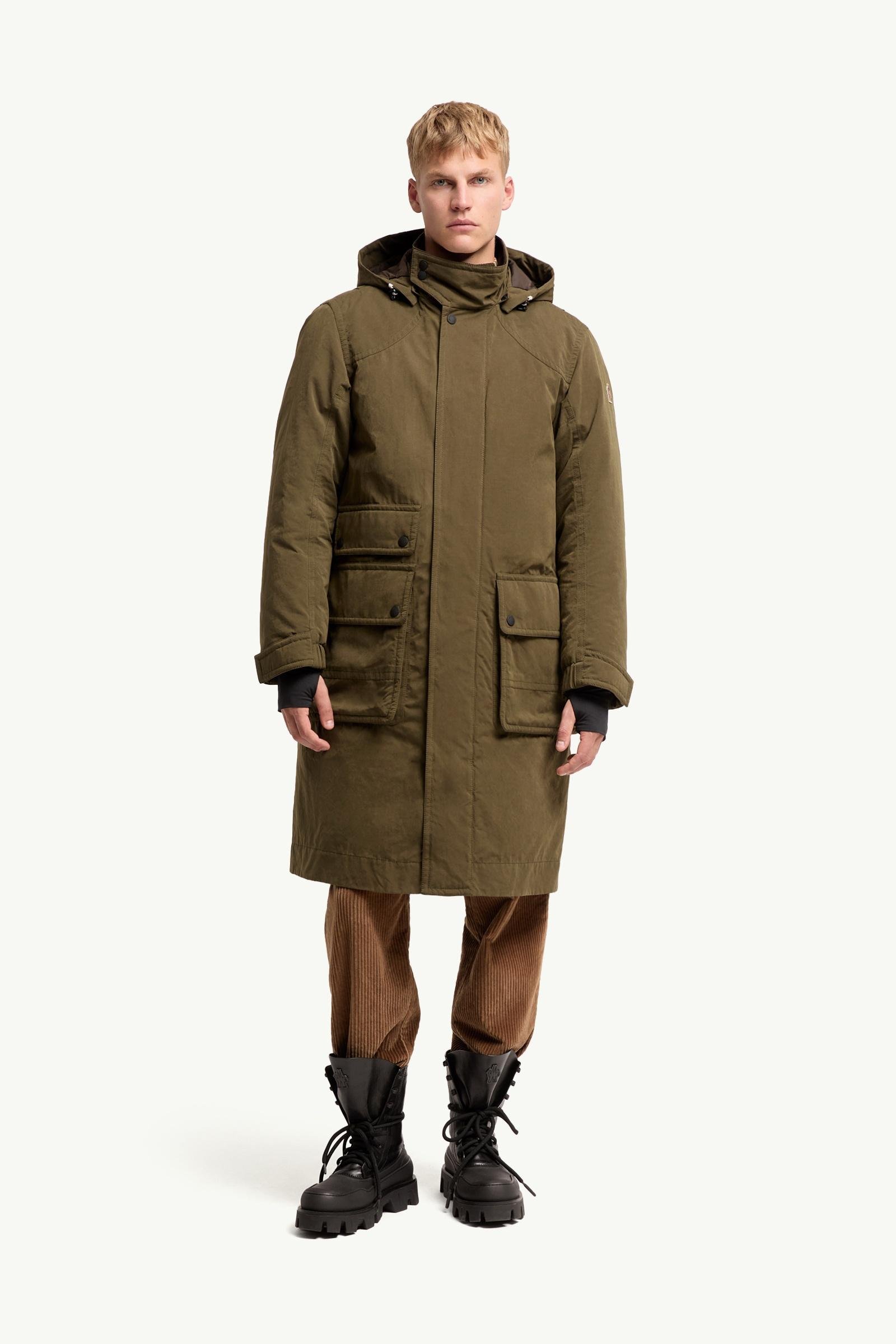 Allaine Long Padded Hooded Canvas Parka Jacket - 图片 4