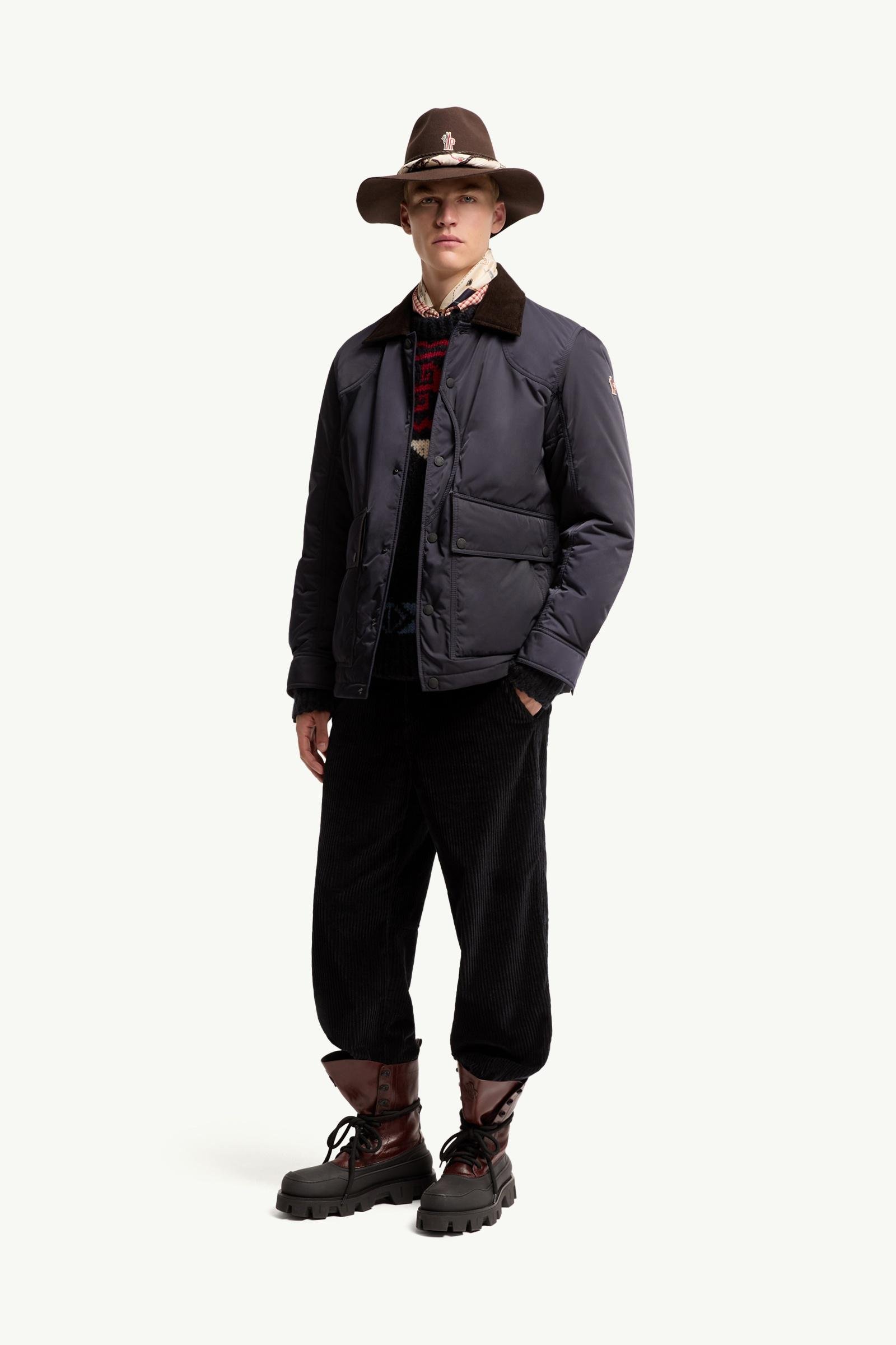 Louron Corduroy-Trimmed Short Down Jacket