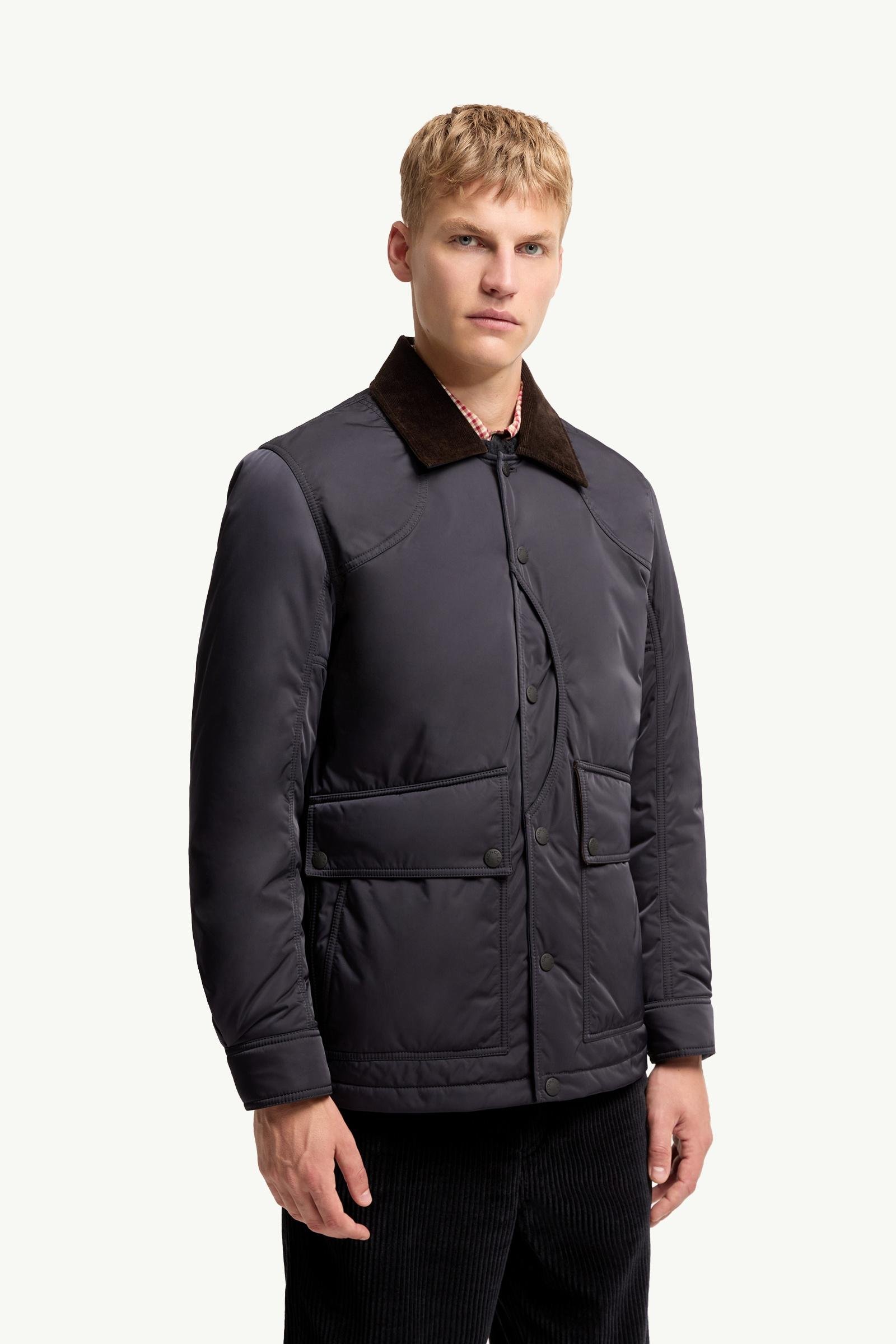 Louron Corduroy-Trimmed Short Down Jacket - 图片 4