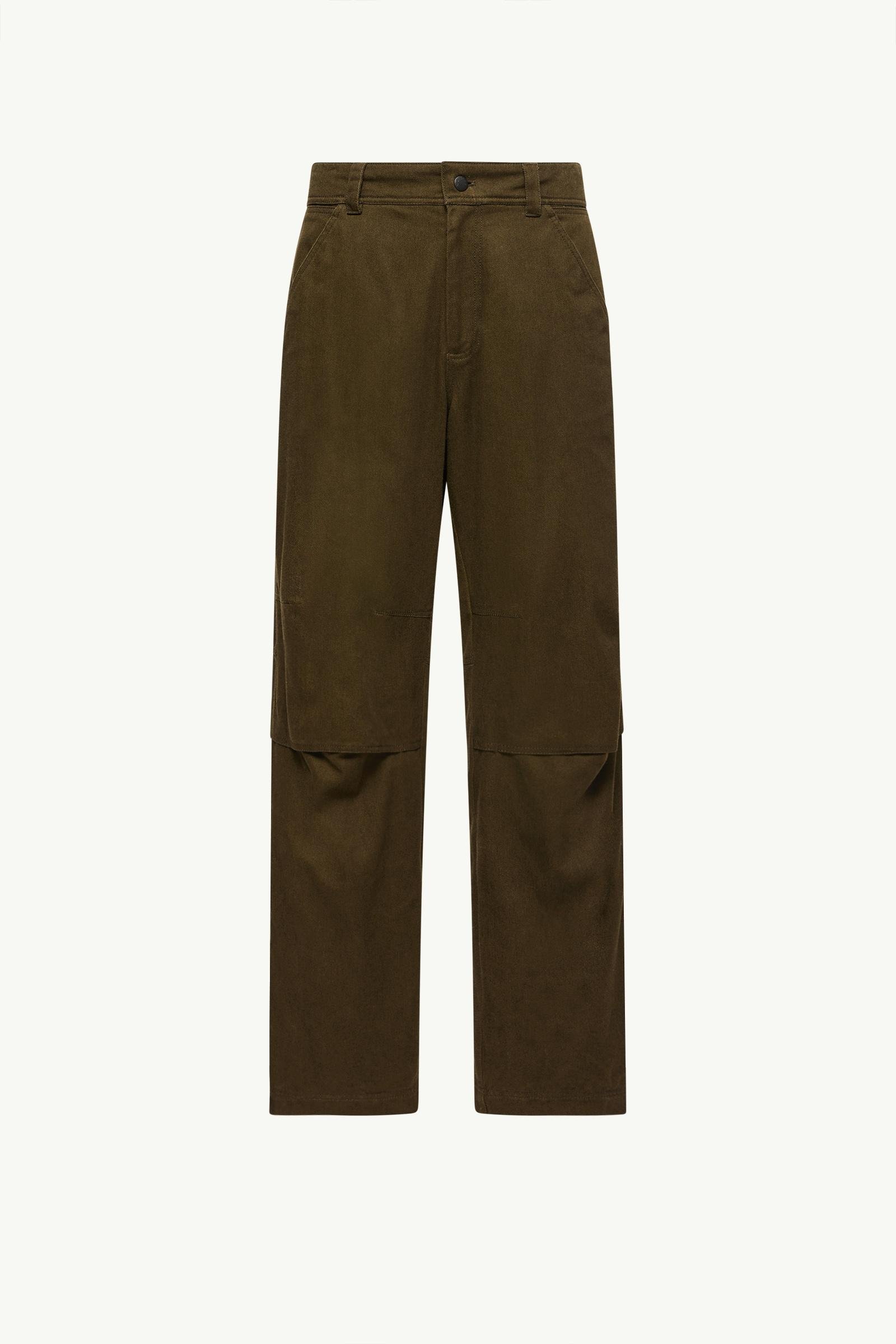 Straight Leg Cotton Trousers - 图片 3