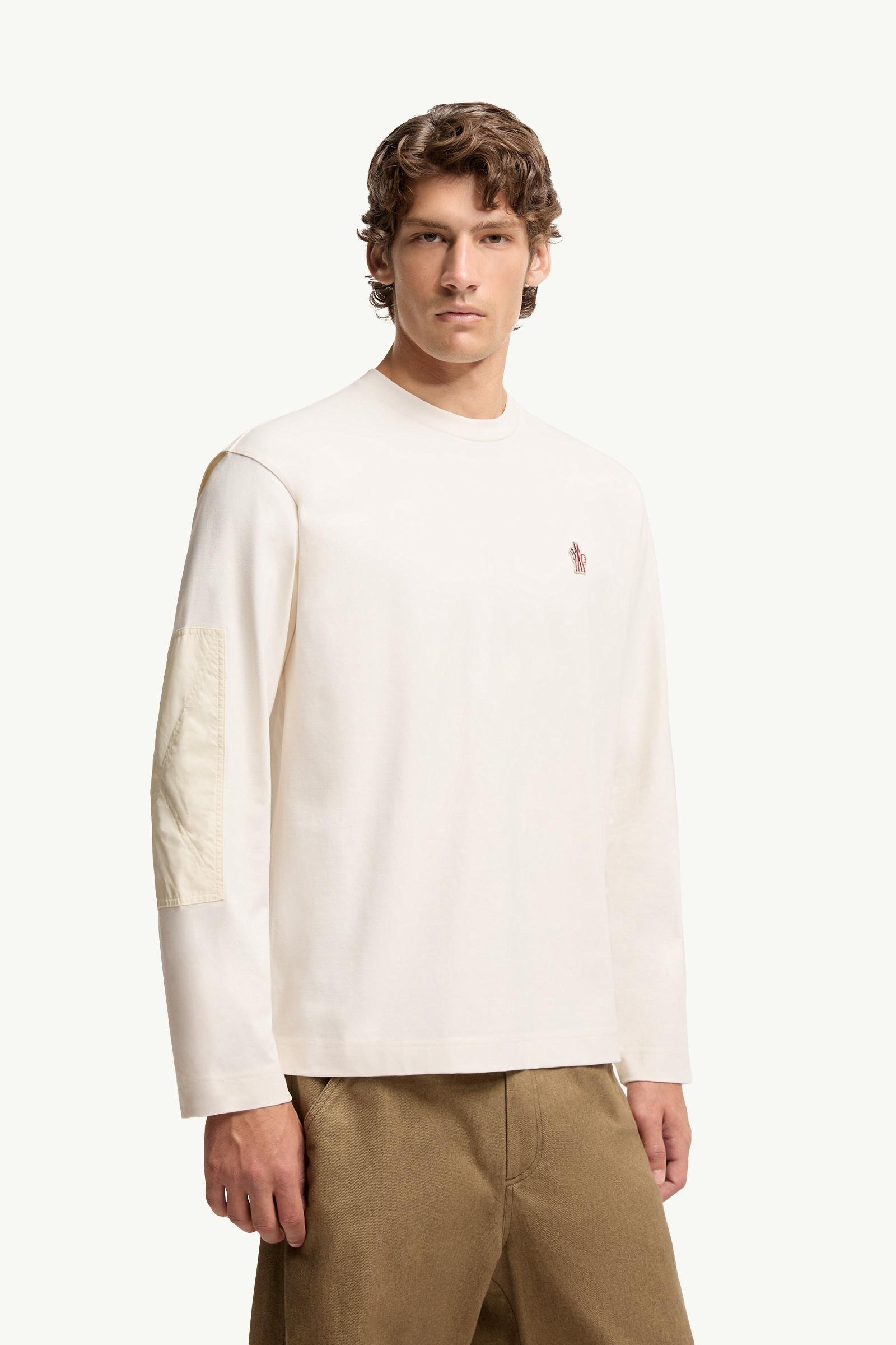 Logo Cotton Long Sleeve T-Shirt - 图片 4