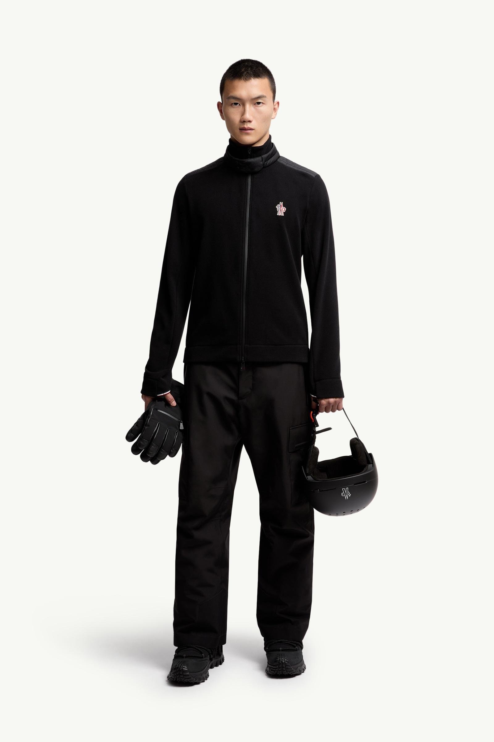 Zip-Up Polo Neck Sweatshirt