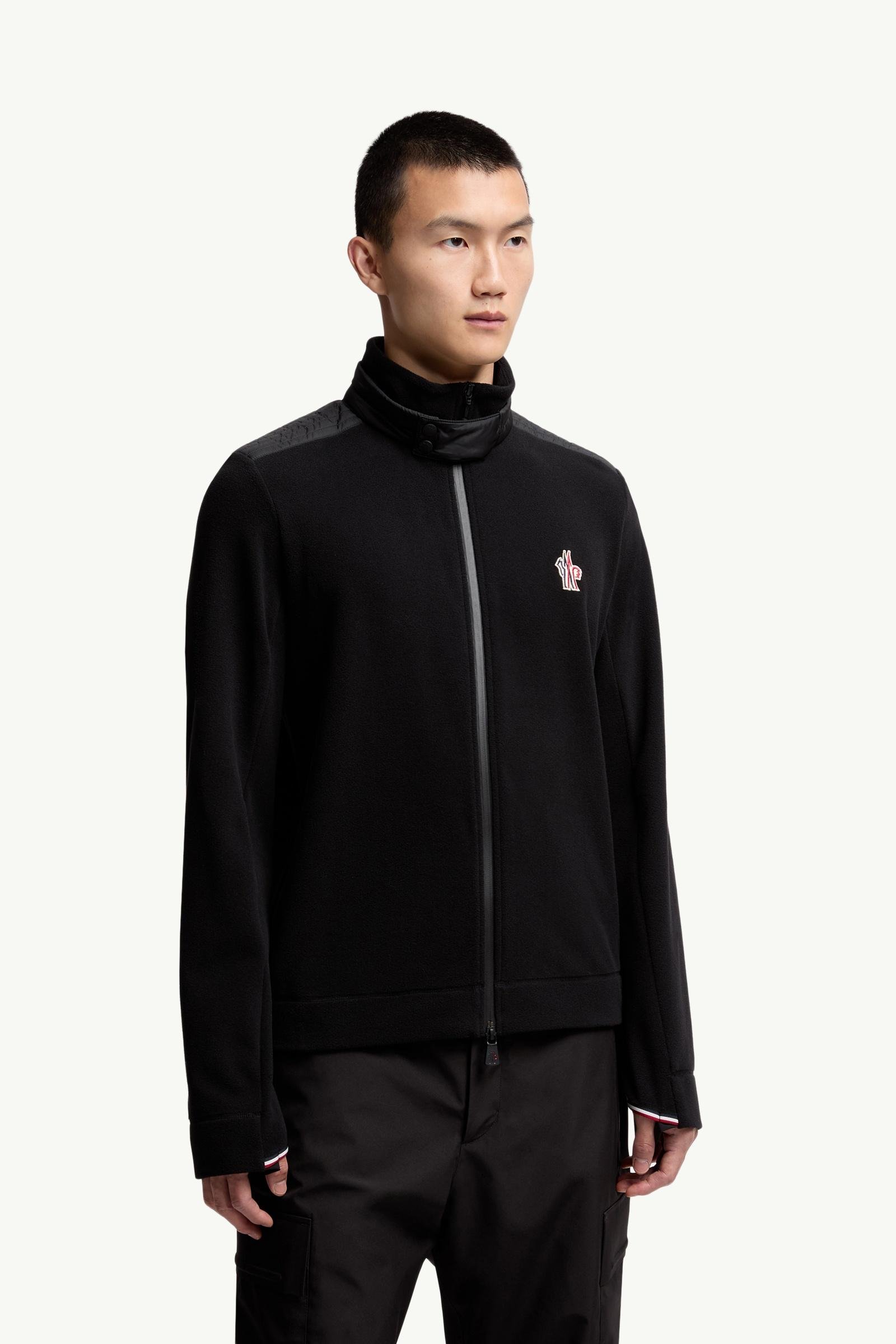 Zip-Up Polo Neck Sweatshirt - 图片 4