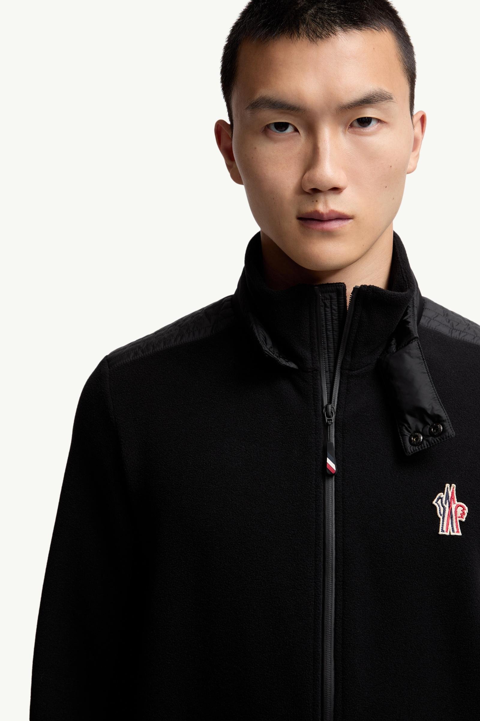 Zip-Up Polo Neck Sweatshirt - 图片 6