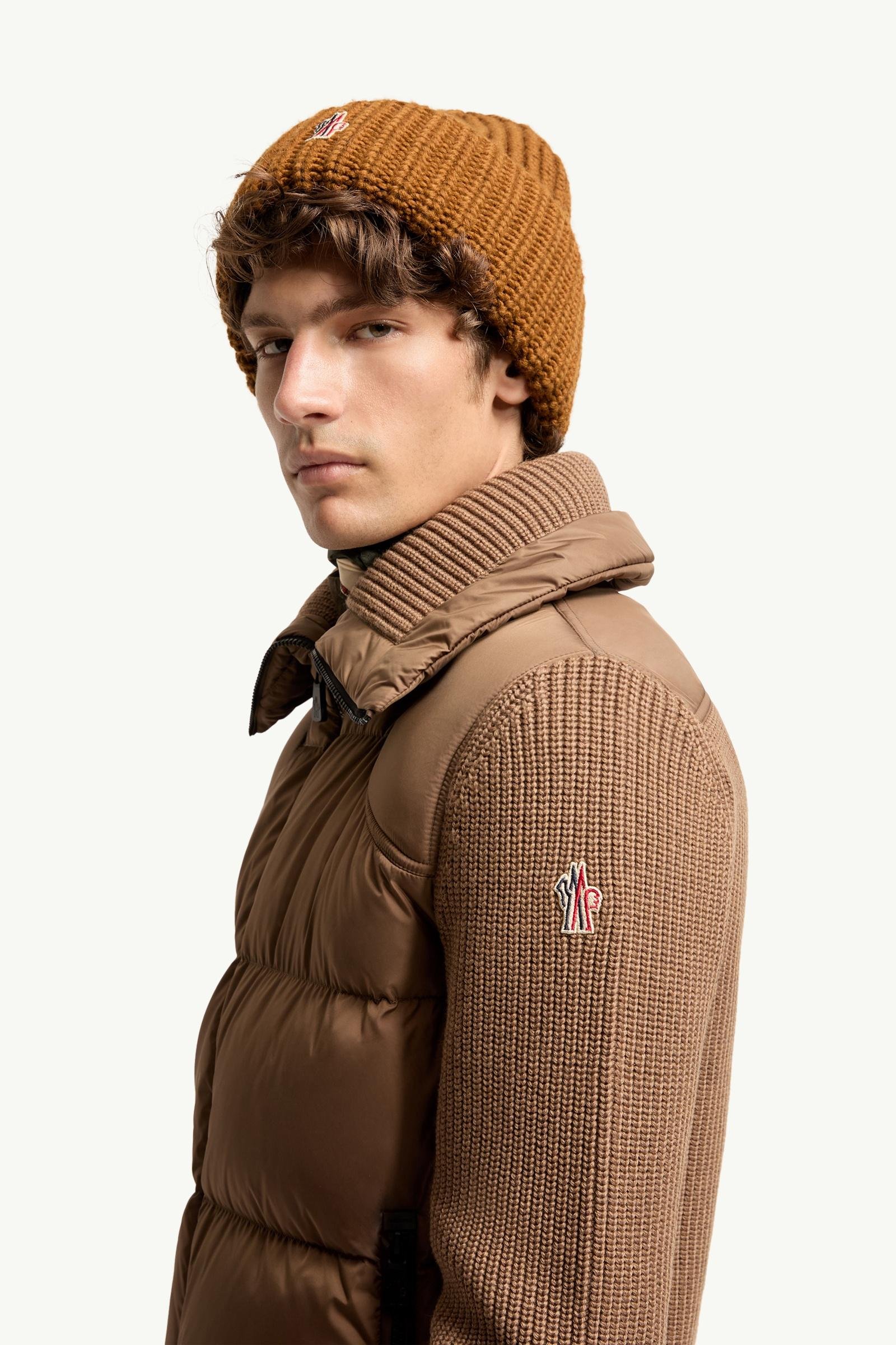 Alternative view of Padded Wool Zip-Up Cardigan