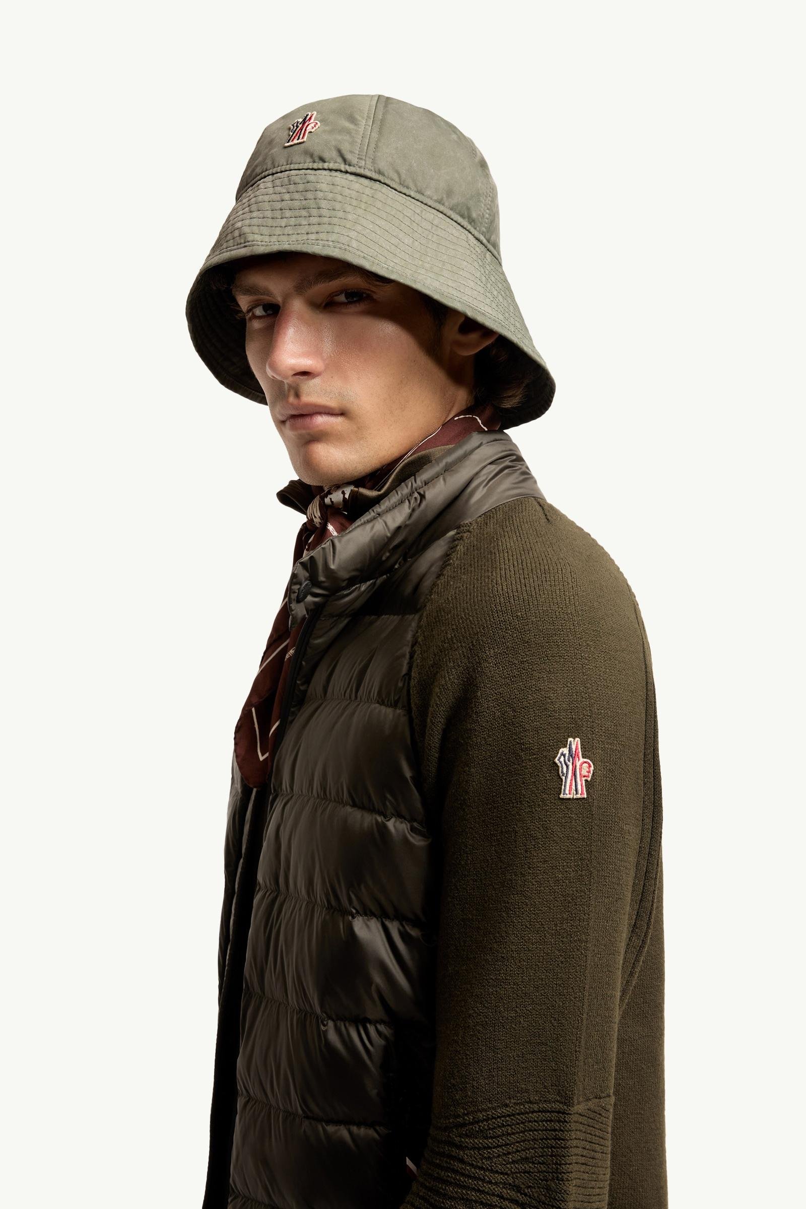 Alternative view of Wool Blend Padded Zip-Up Cardigan