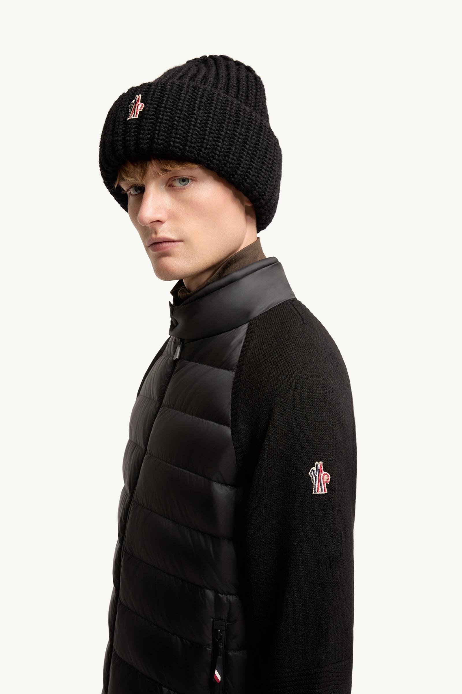Alternative view of Wool Blend Padded Zip-Up Cardigan