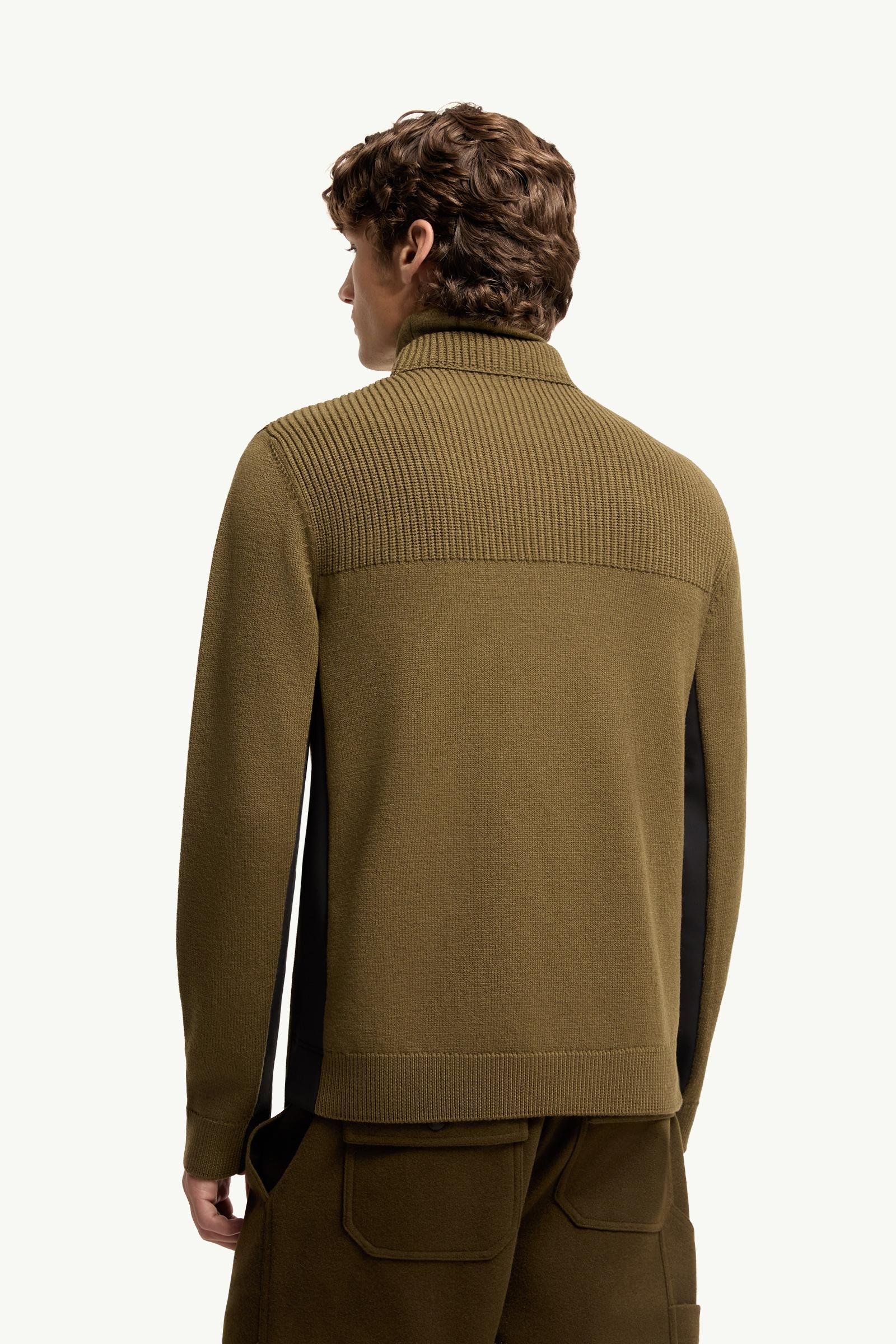 Logo Wool Blend Polo Neck - 图片 5