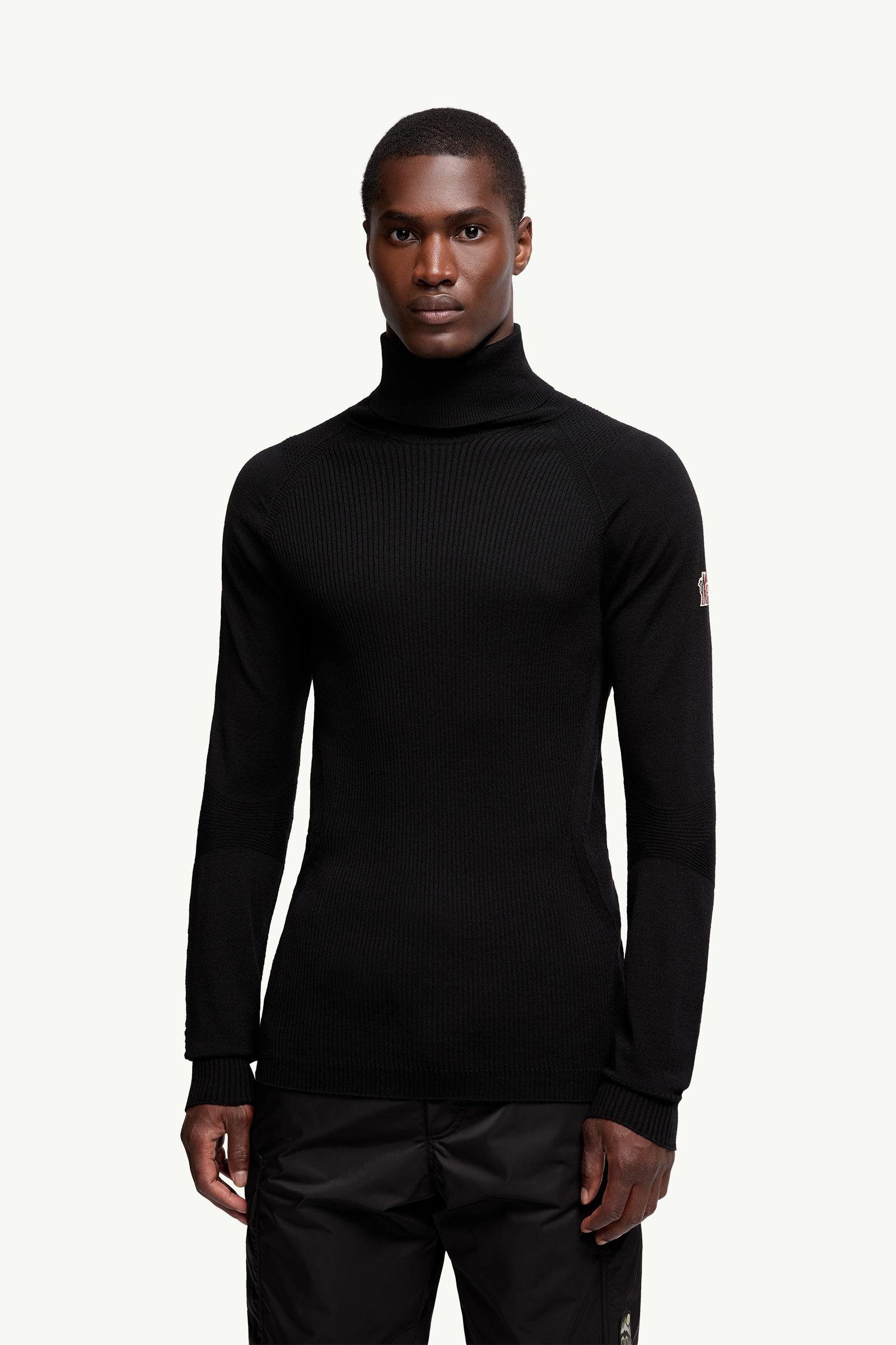 Wool Blend Polo Neck Jumper - 图片 4