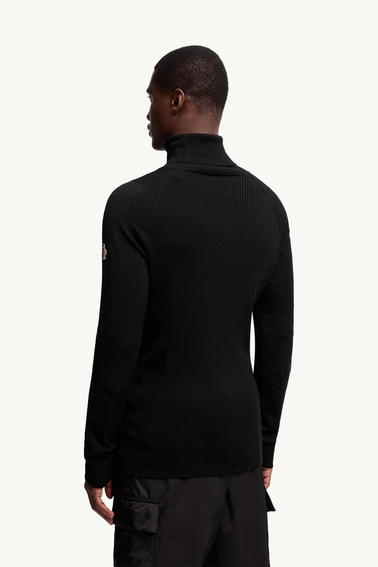 Wool Blend Polo Neck Jumper - 图片 5