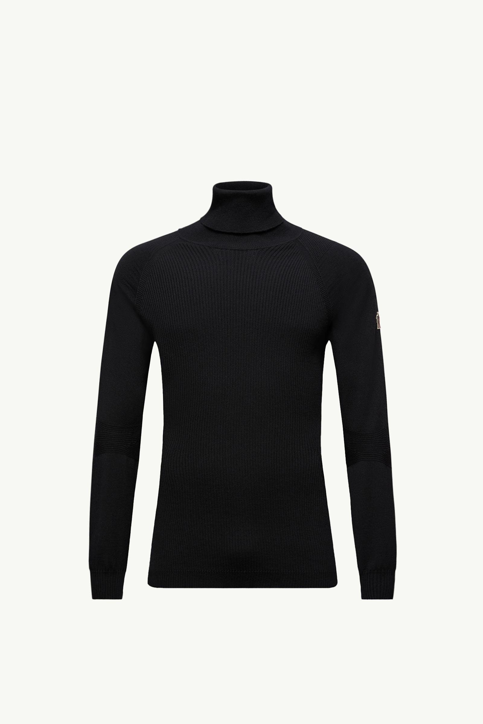Wool Blend Polo Neck Jumper - 图片 3