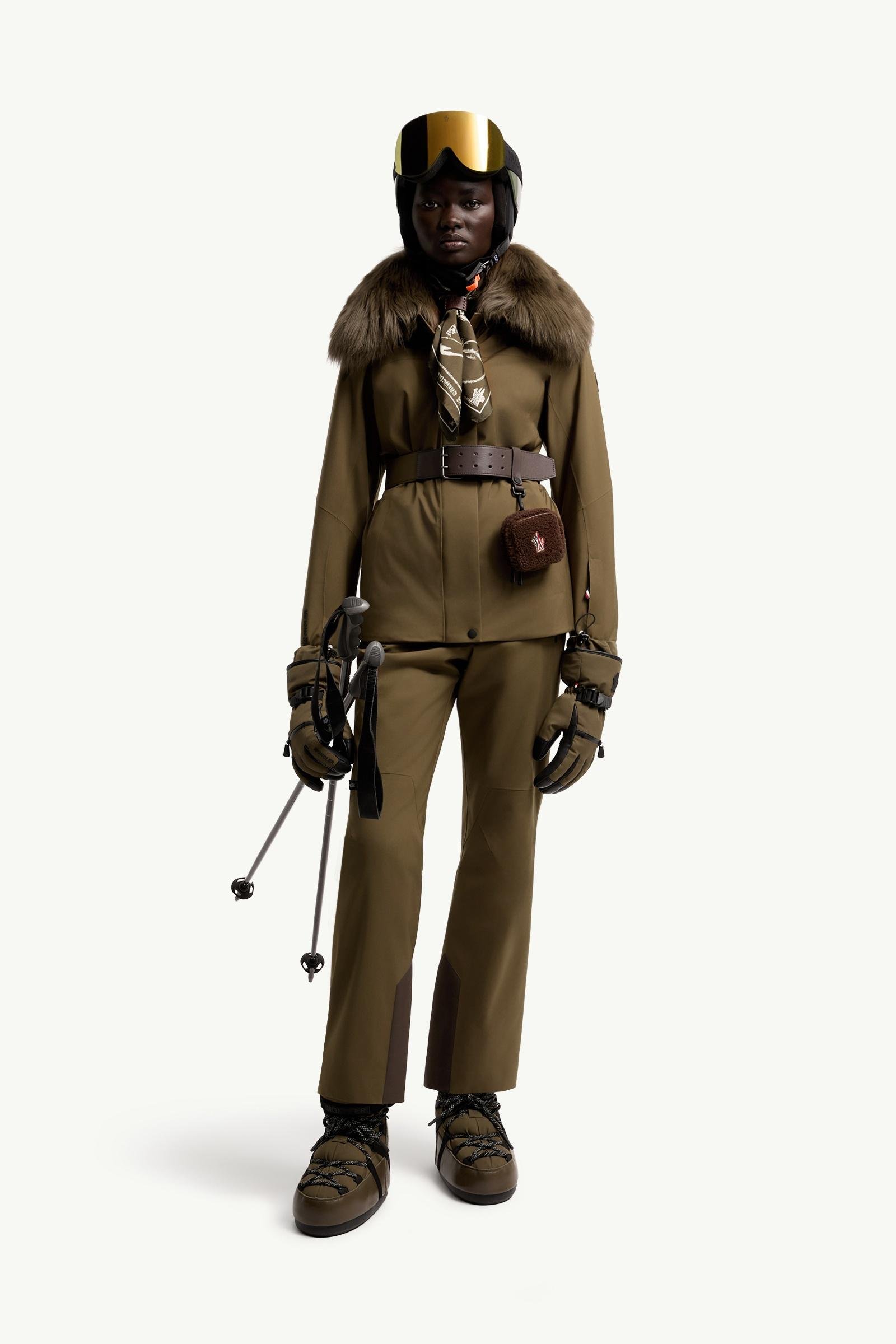 Vizelles Shearling-Trimmed Ski Jacket