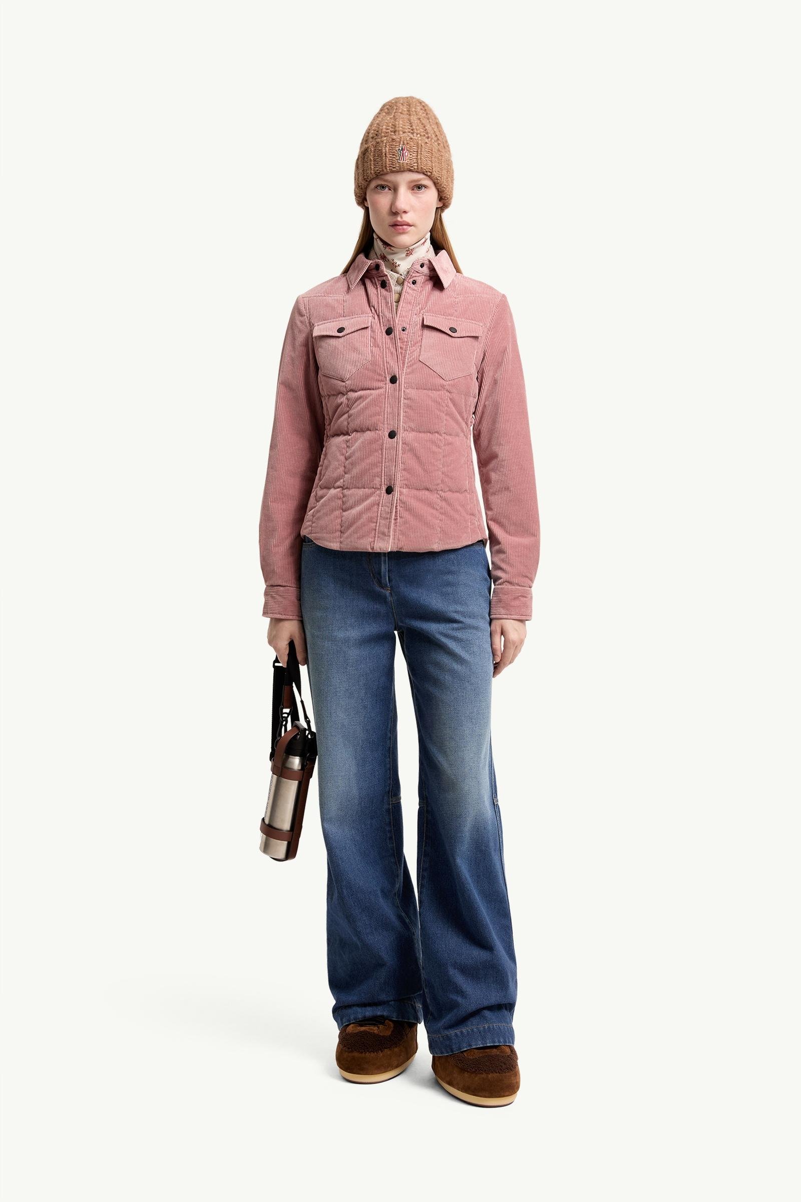 Nangy Corduroy Down Shirt Jacket