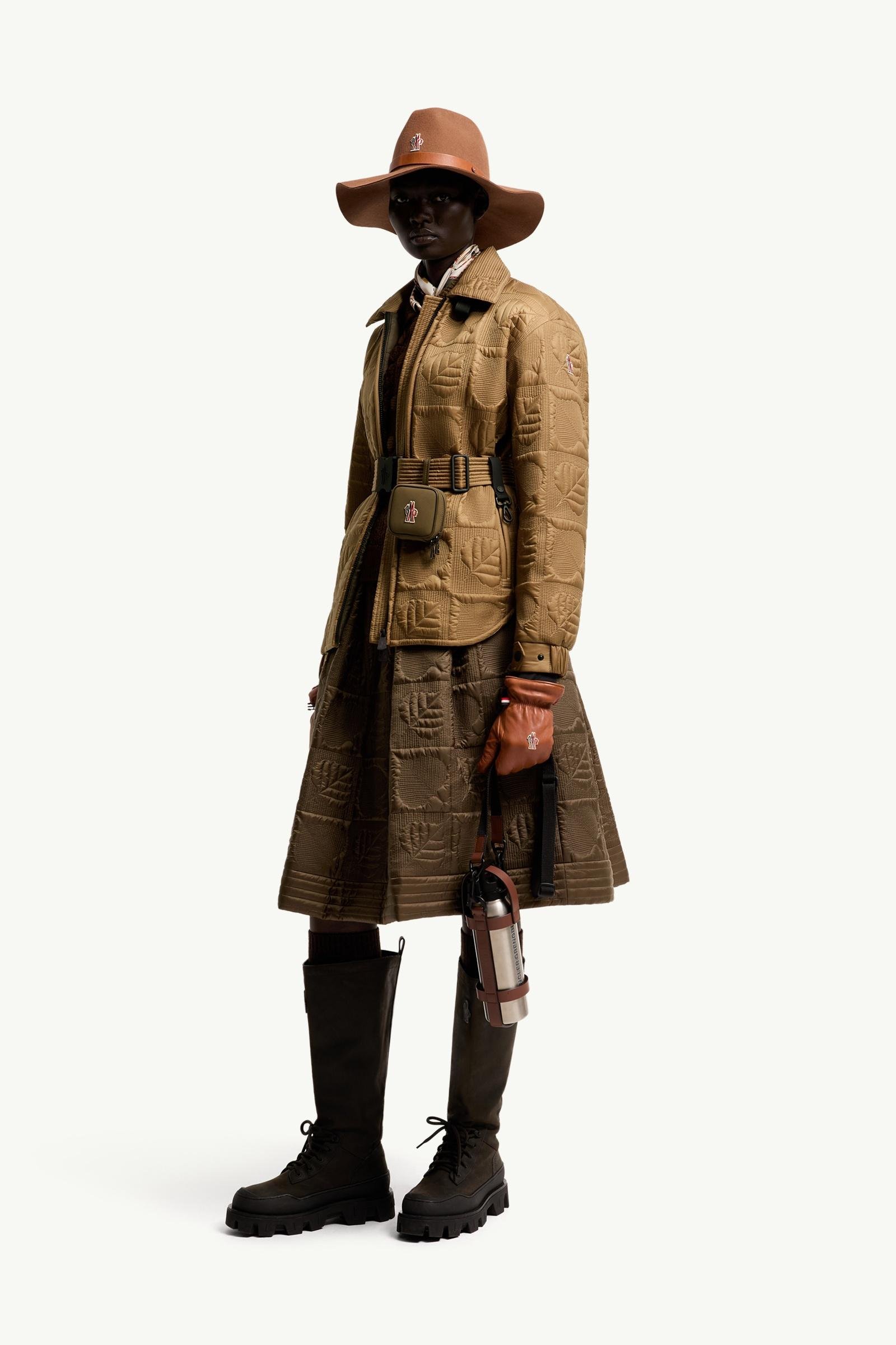 Crevoux Leaf-Quilted Down Shirt Jacket