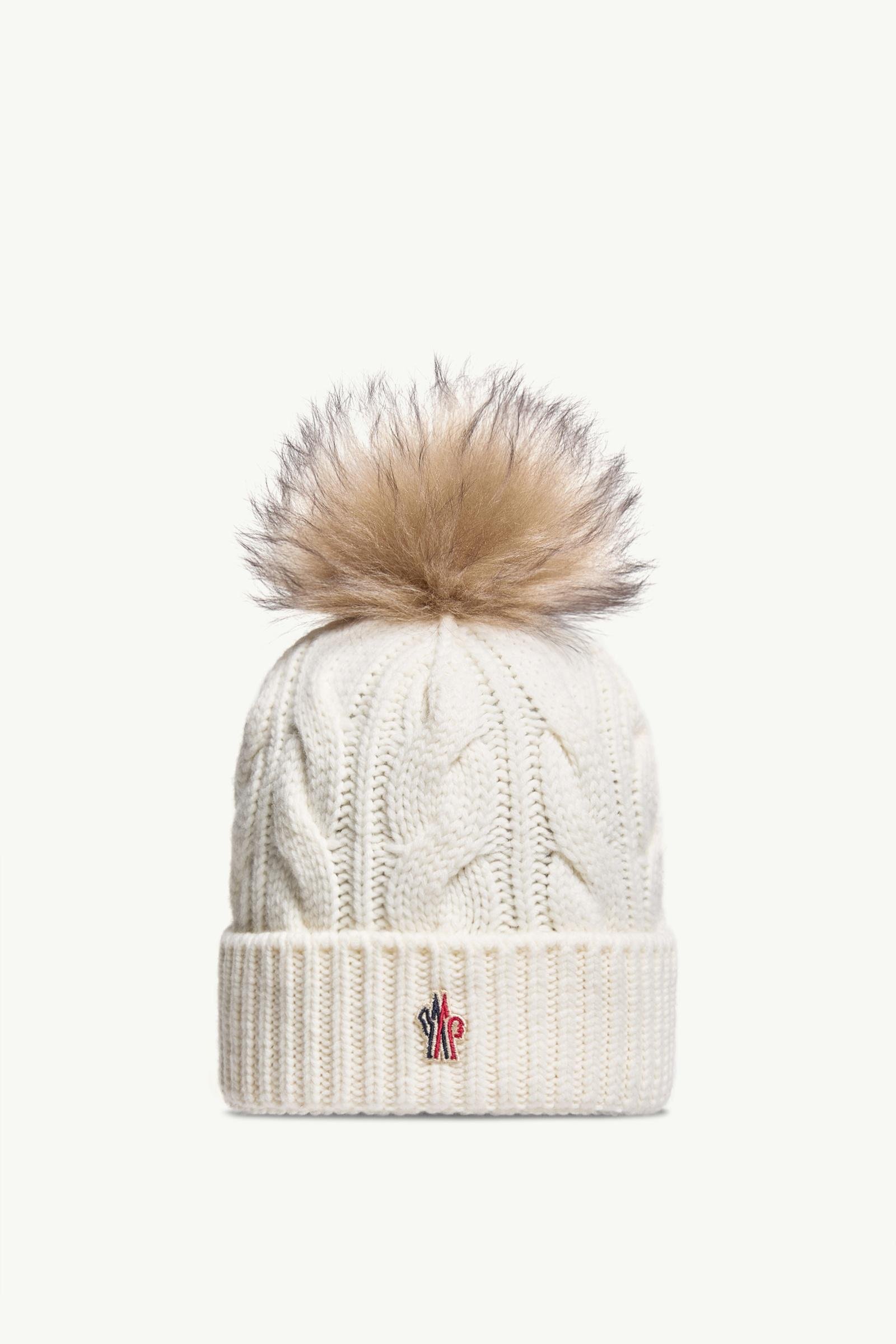 Wool & Cashmere Beanie with Pom Pom