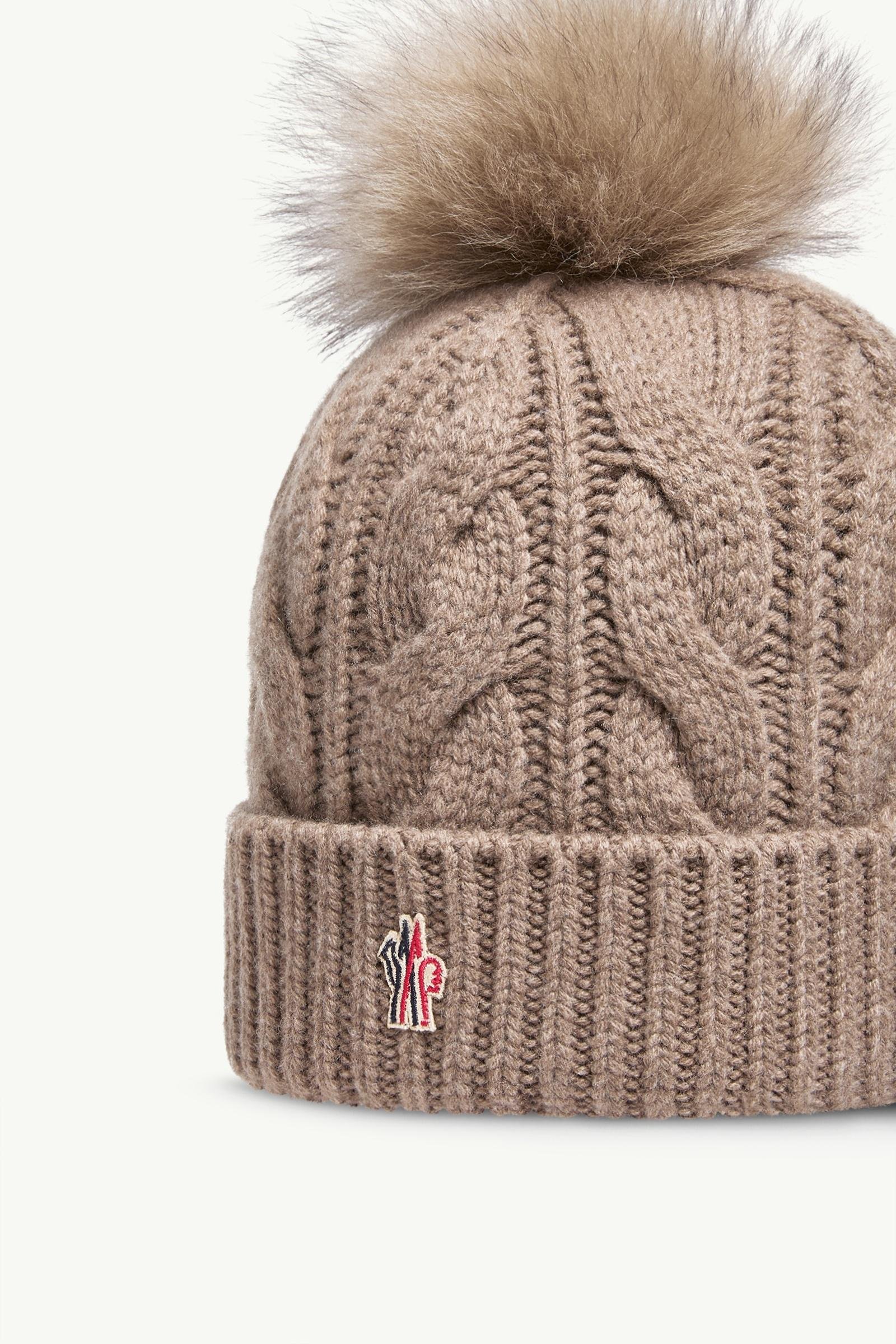 Wool & Cashmere Beanie with Pom Pom - 图片 3