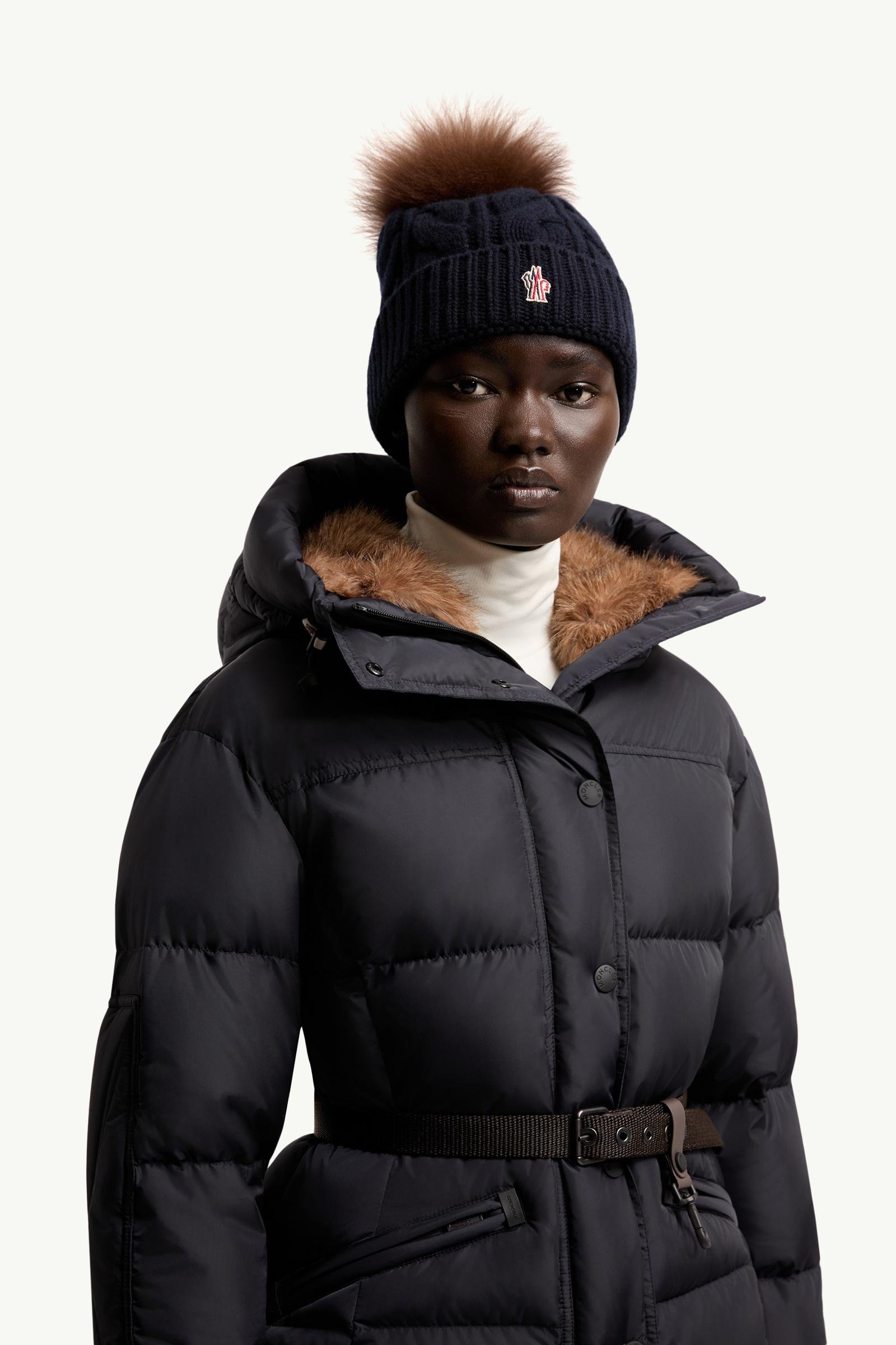 Alternative view of Wool & Cashmere Beanie with Pom Pom
