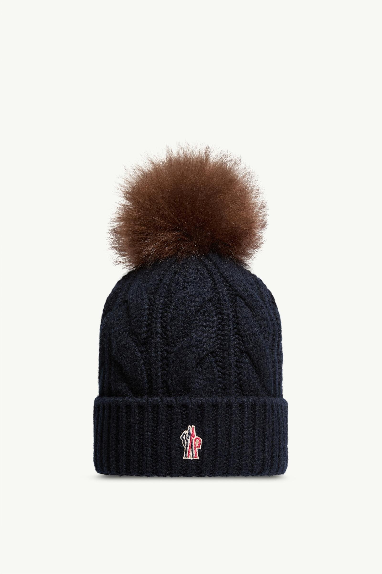 Wool & Cashmere Beanie with Pom Pom