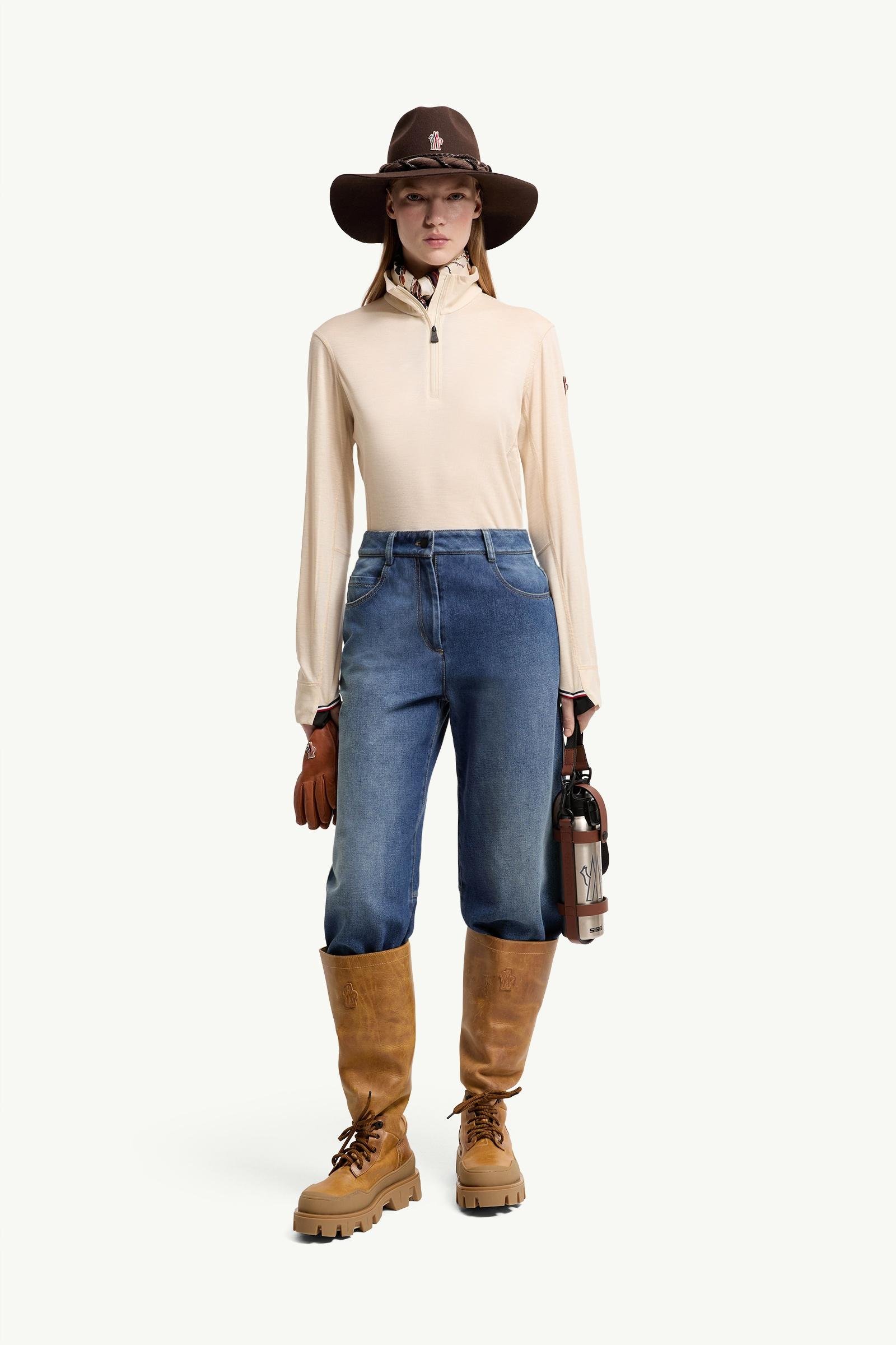 Wool & Silk Blend Polo Neck
