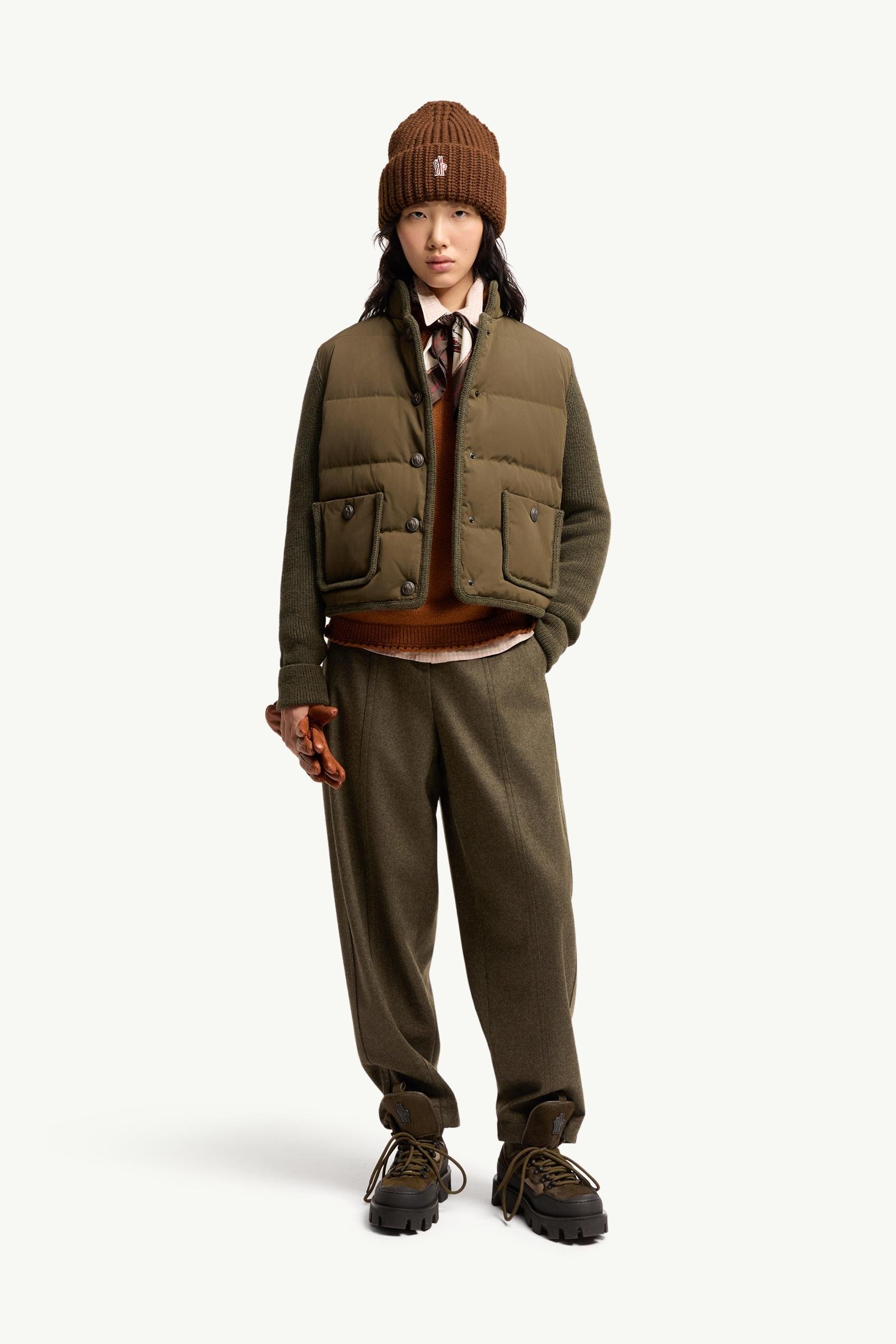 Wool Padded Cardigan