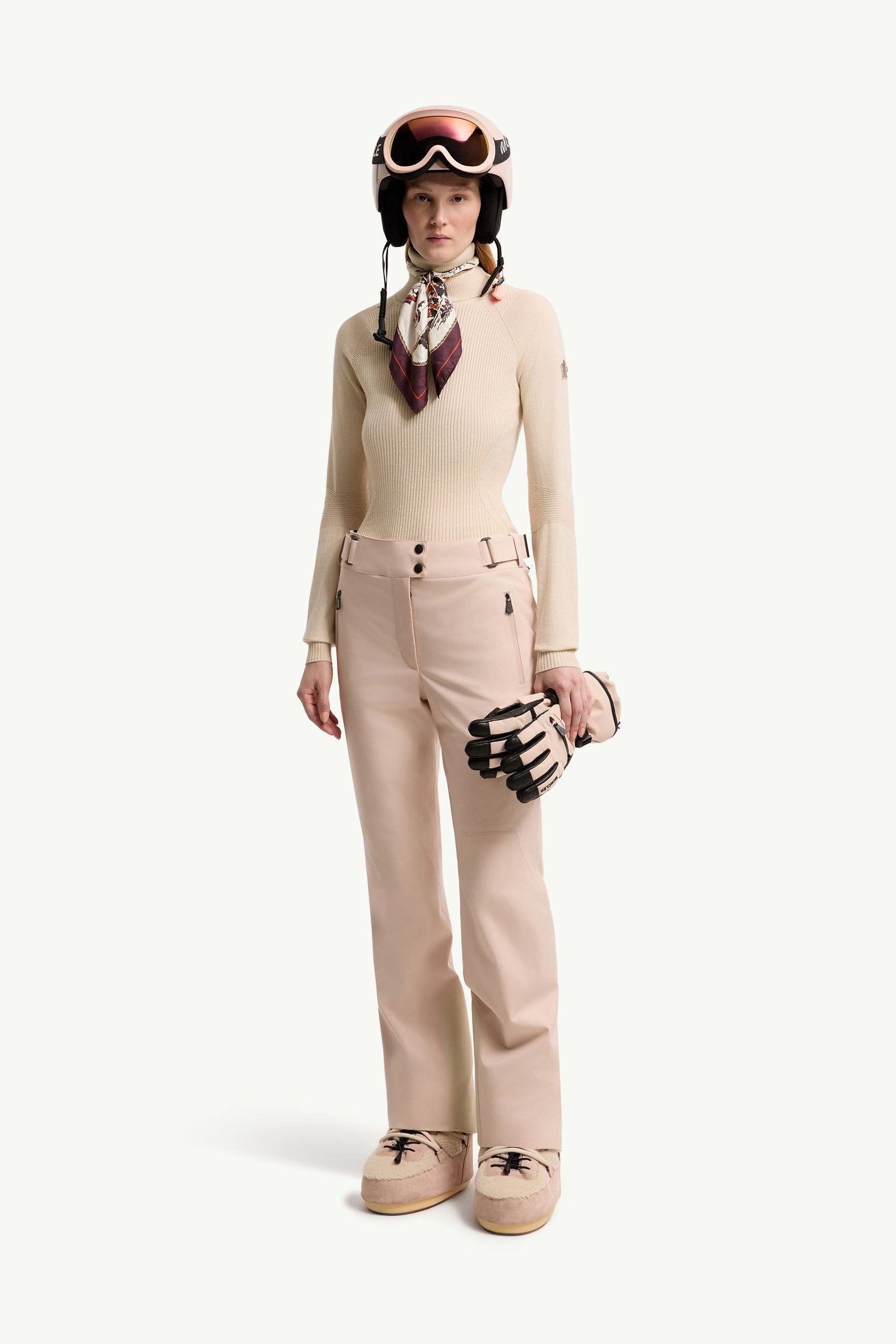 Wool Blend Polo Neck Jumper
