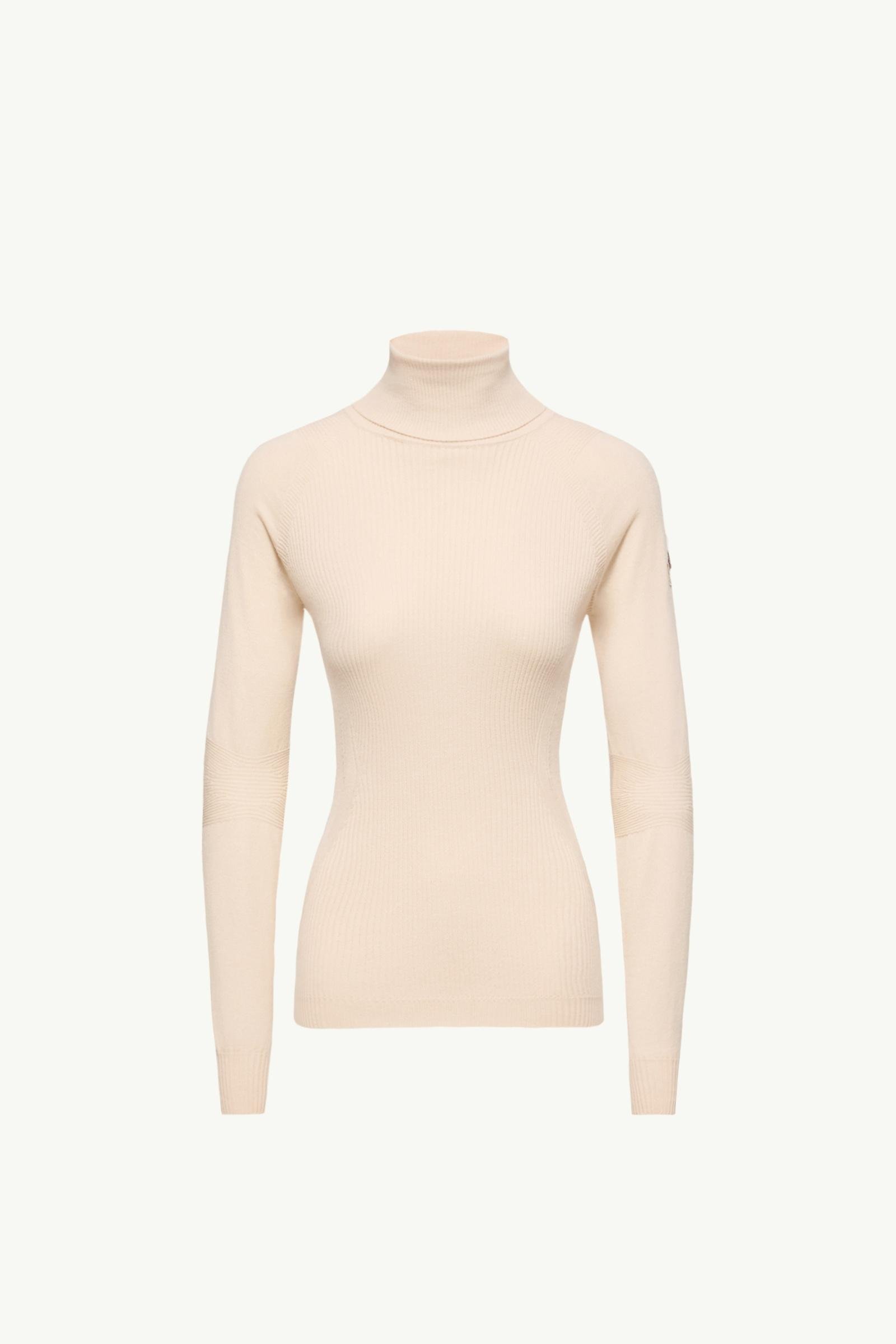 Wool Blend Polo Neck Jumper - 图片 3