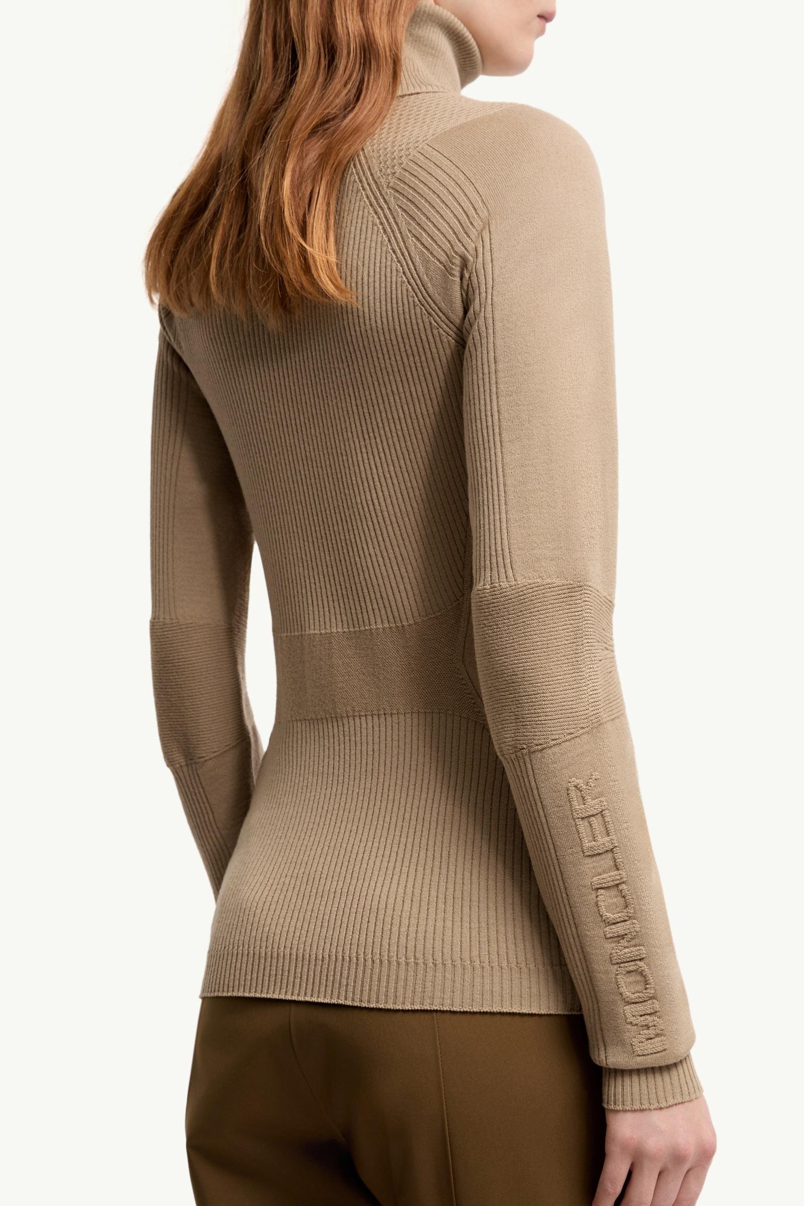 Wool Blend Polo Neck Jumper - 图片 6