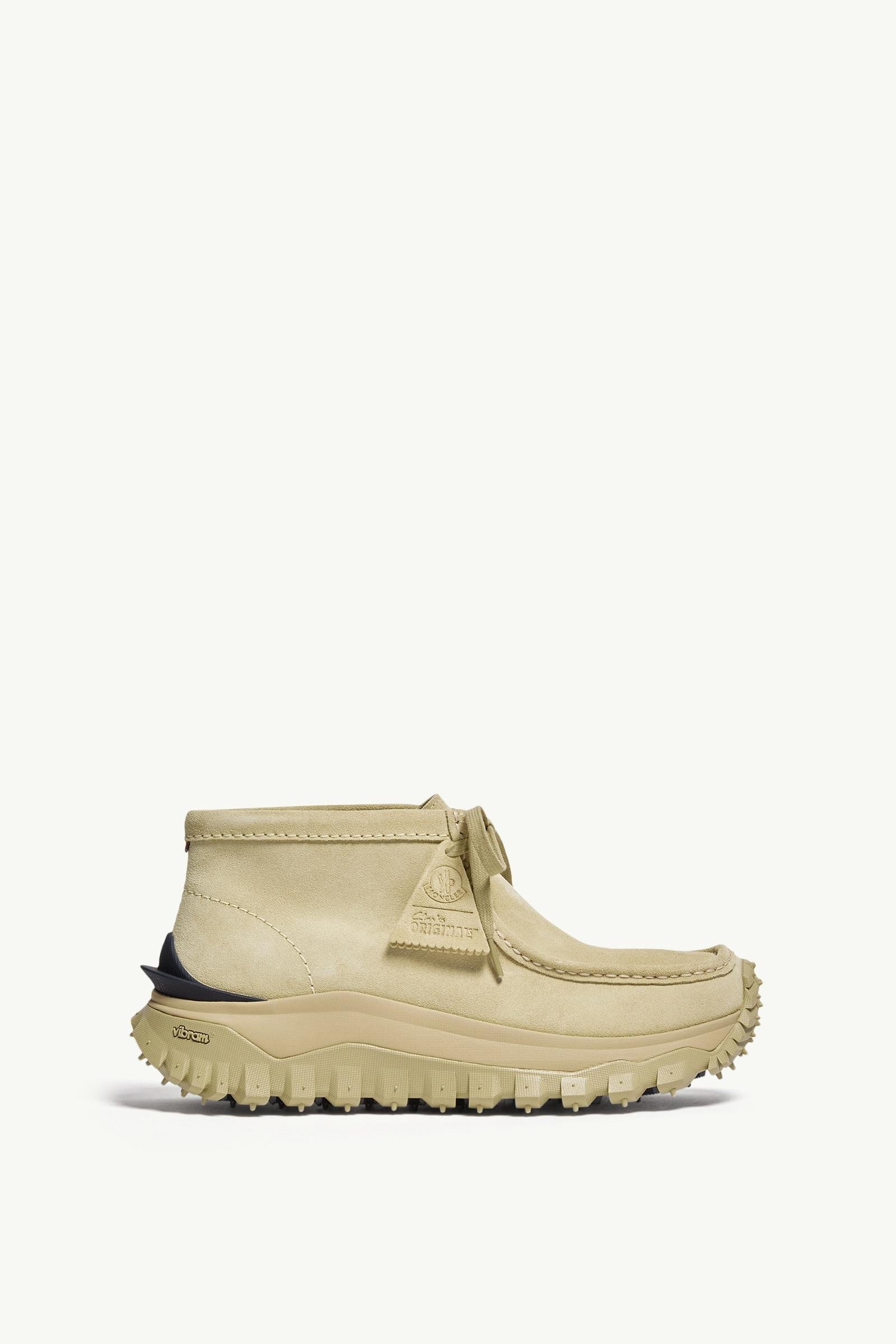 Moncler + Clarks Originals Trailgrip Wallabee GTX Suede Boots