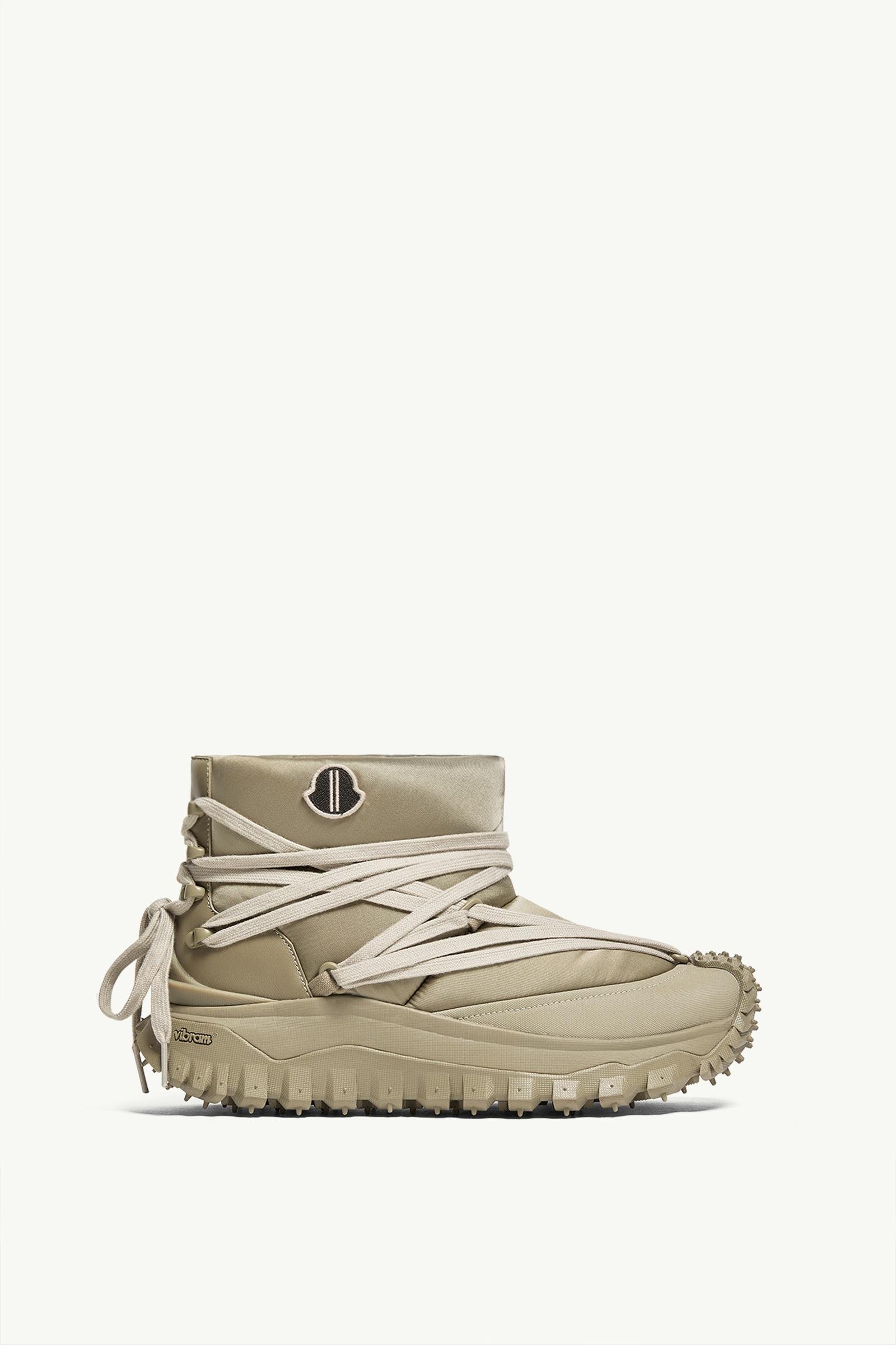 Moncler + Rick Owens Trailgrip Megalace Leather Boots
