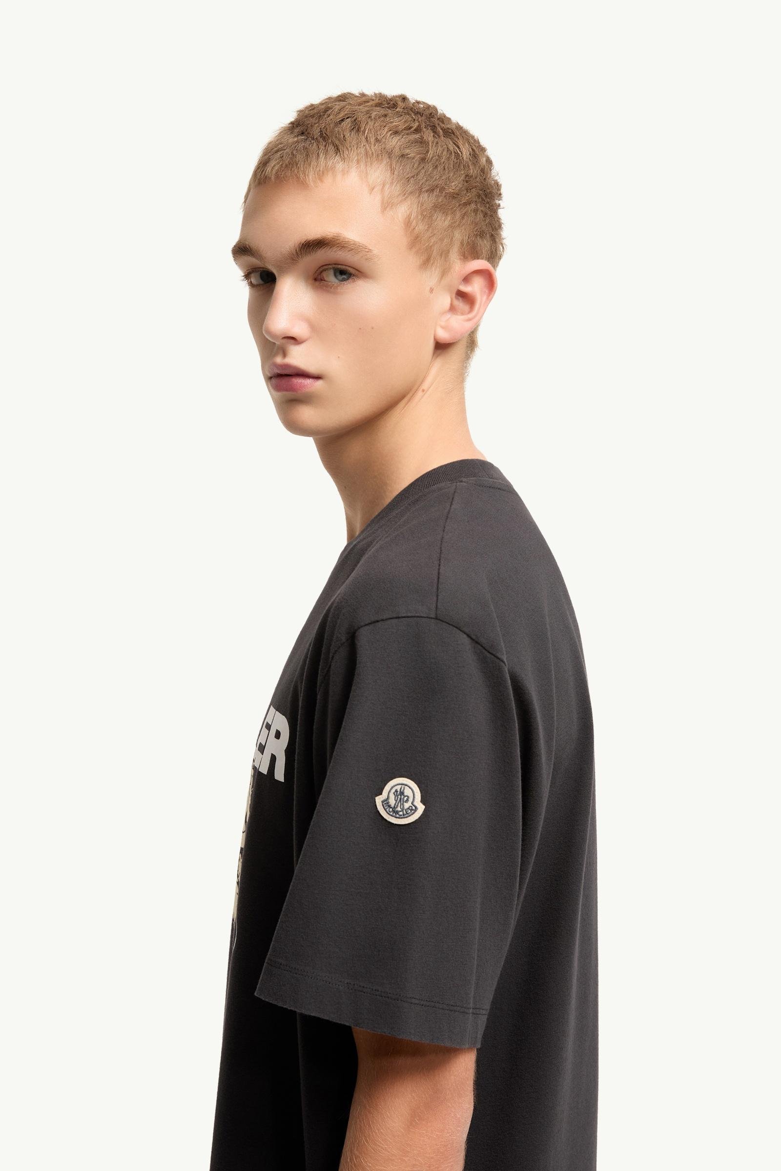 Alternative view of Moncler x Fragment Dog Print Cotton T-Shirt