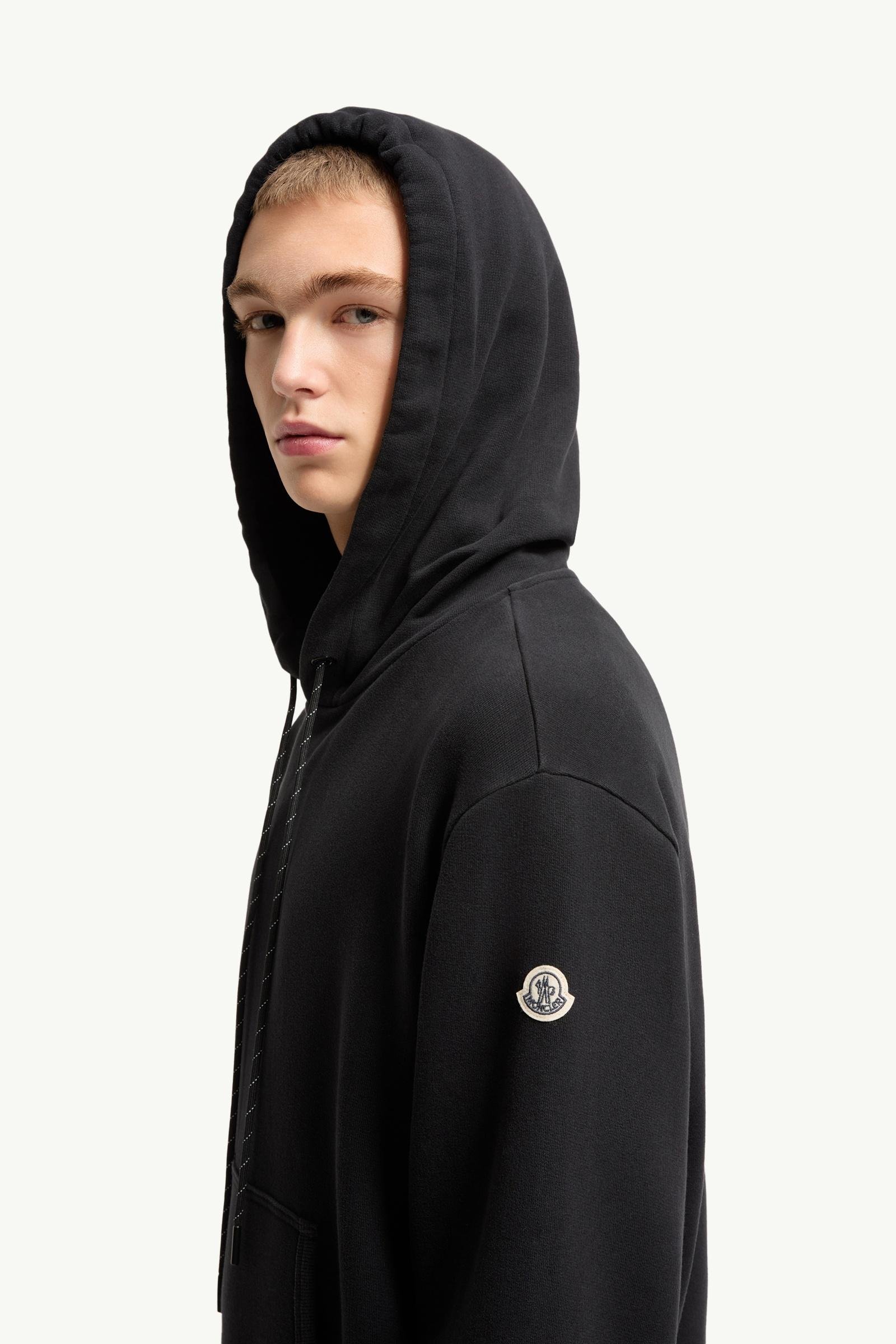 Alternative view of Moncler x Fragment Logo Cotton Hoodie