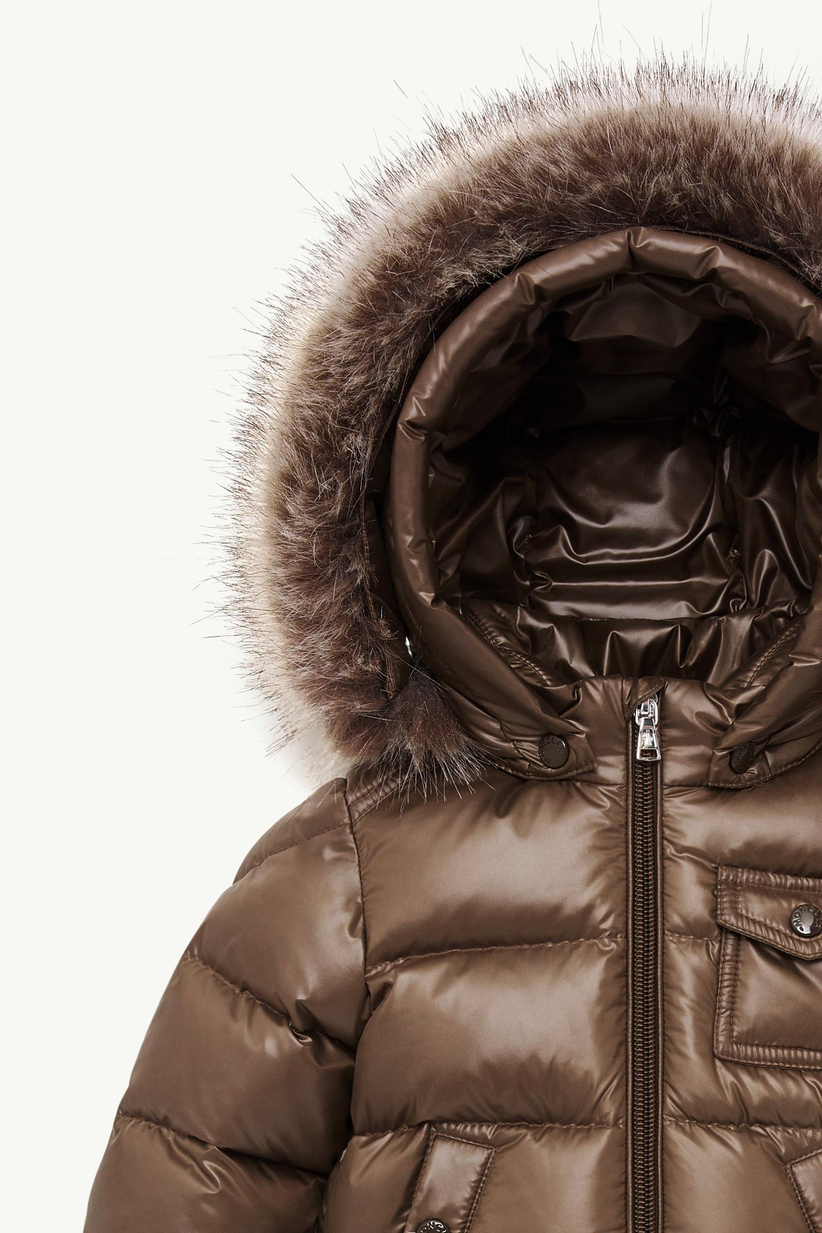 Alternative view of K2 Hooded Synthetic Material-Trimmed Down Jacket