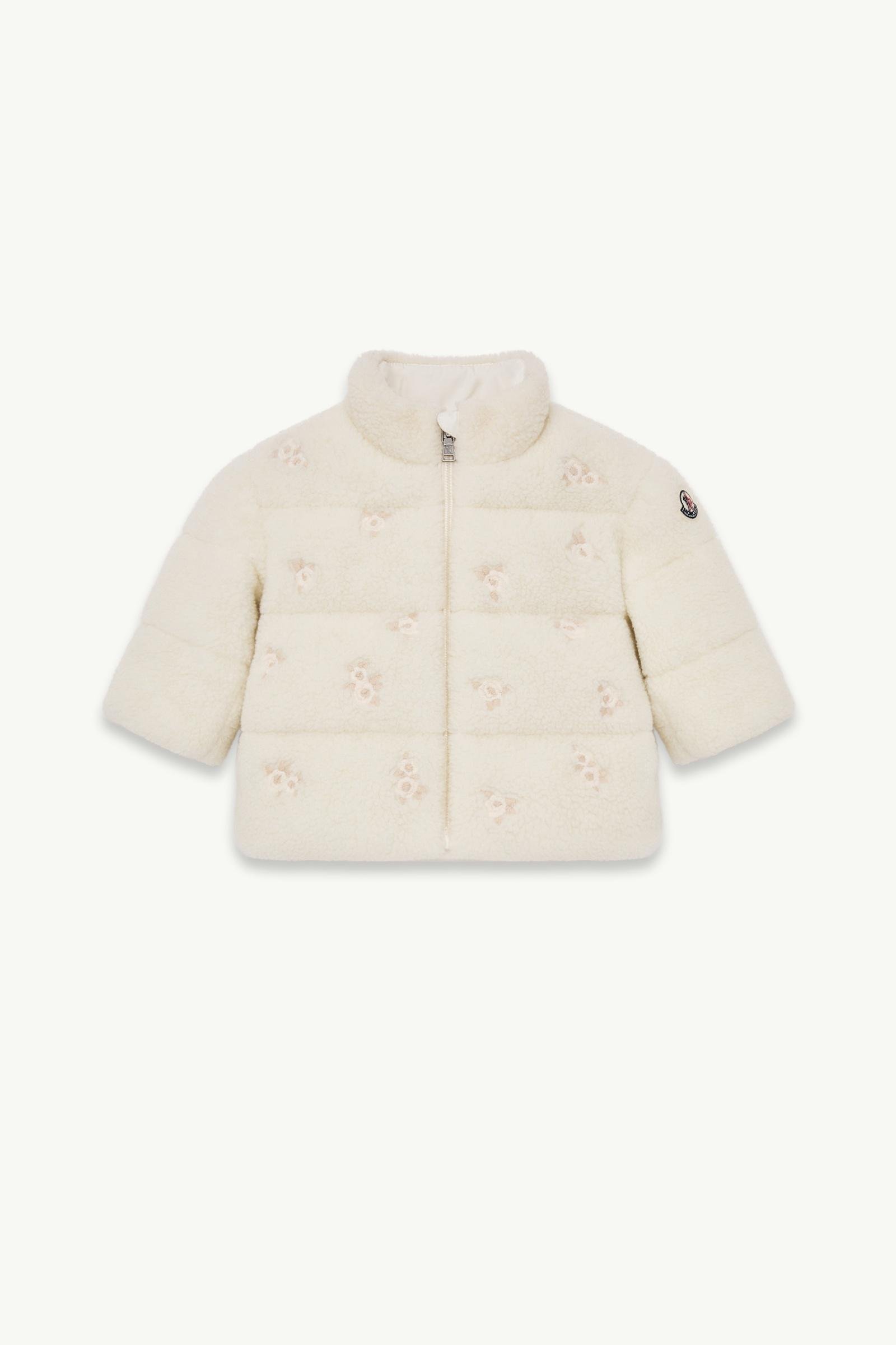 Chiara Embroidered Teddy Padded Jacket