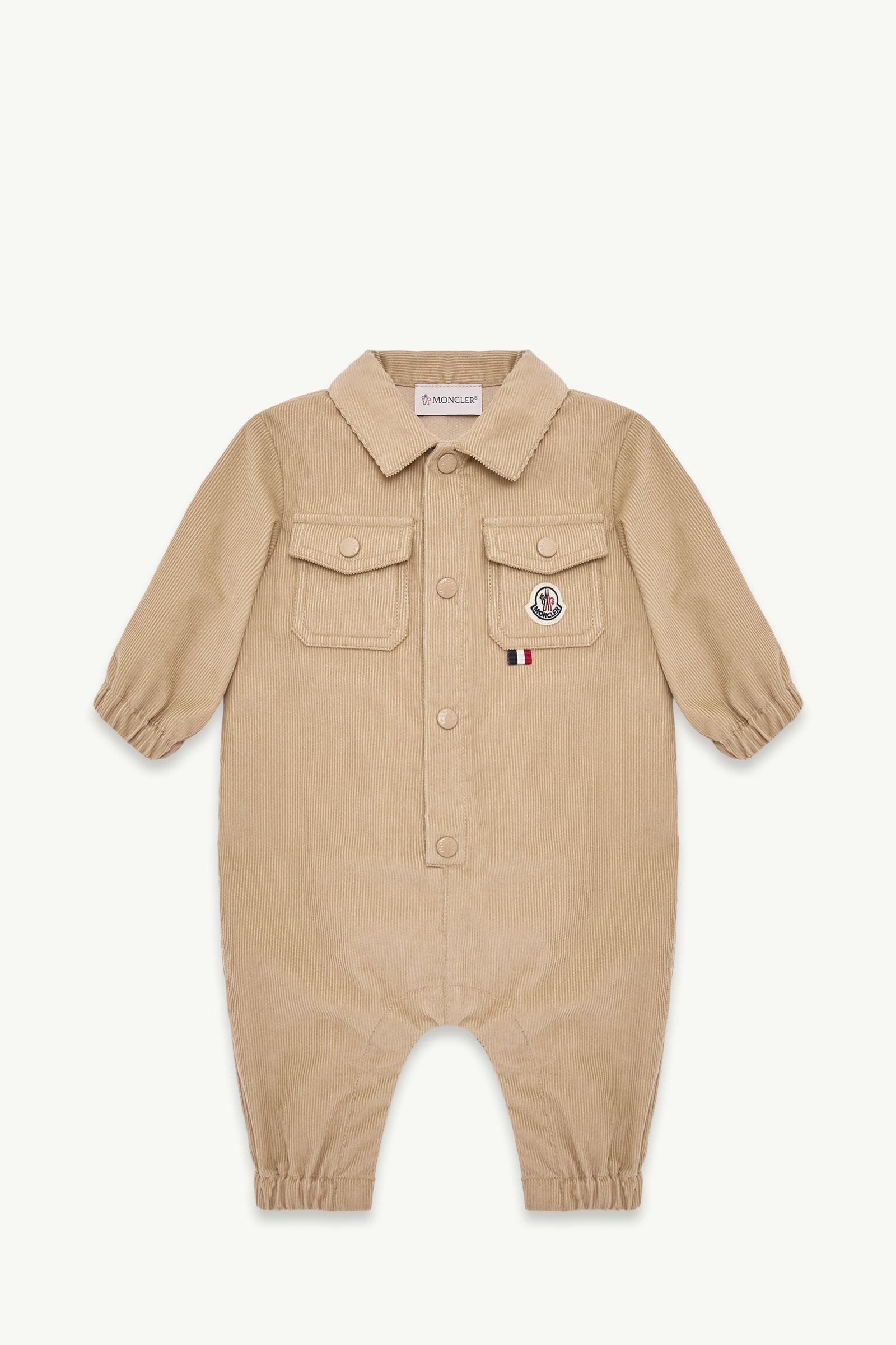 Corduroy Long Sleeve Baby Grow