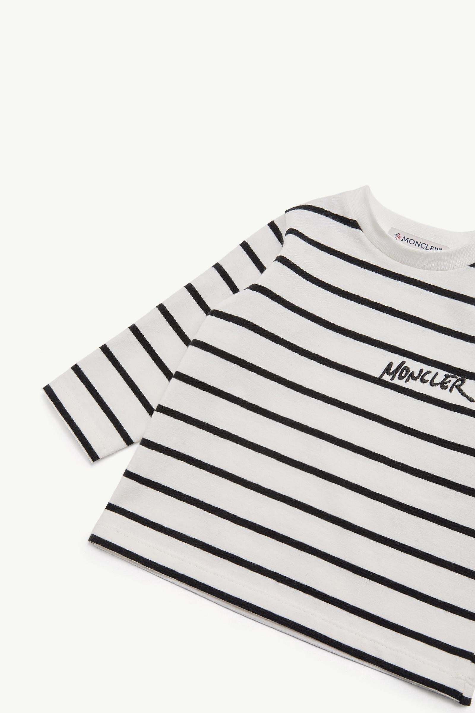 Alternative view of Striped Long Sleeve Cotton Blend T-Shirt