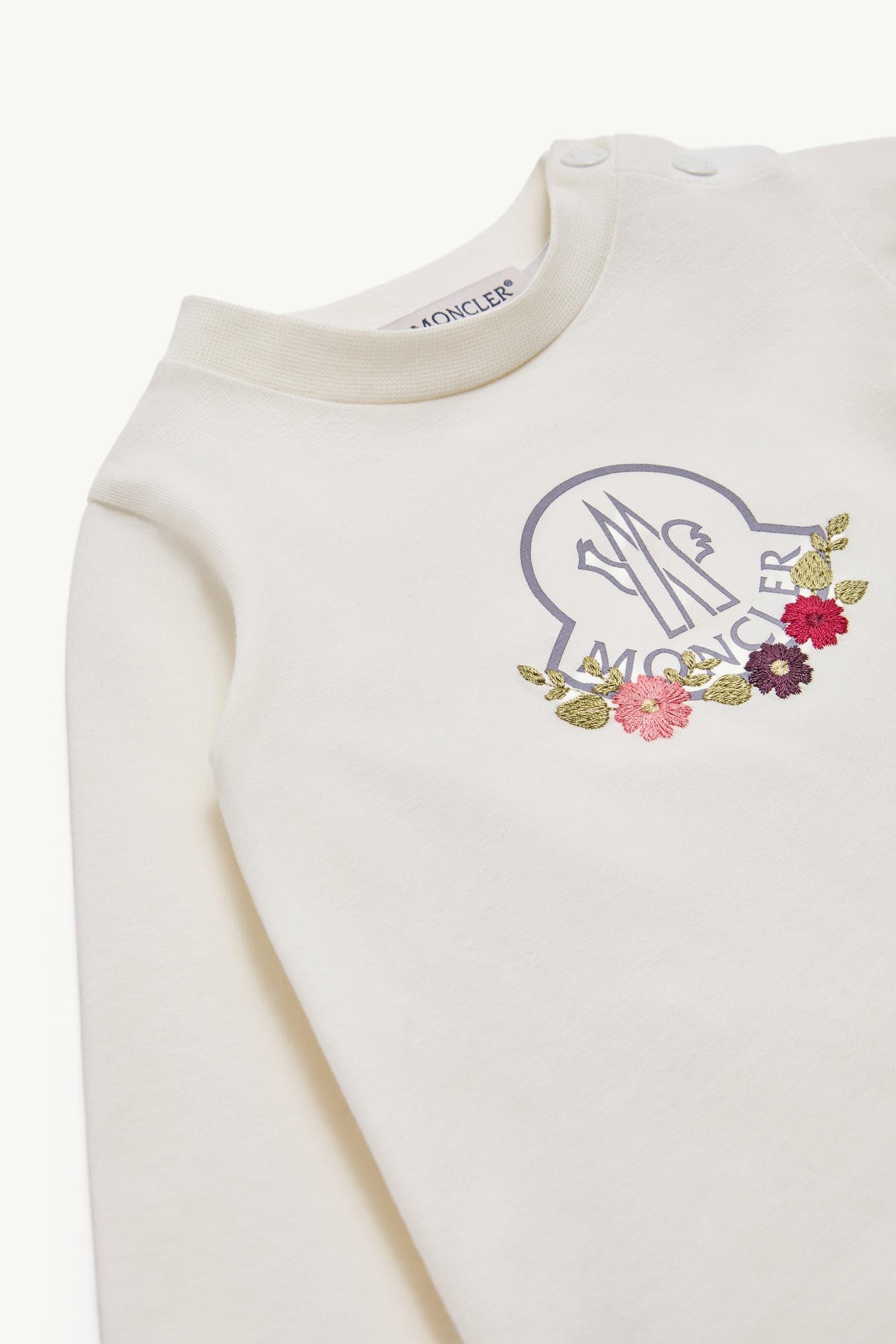 Alternative view of Floral Long Sleeve Cotton Blend T-shirt