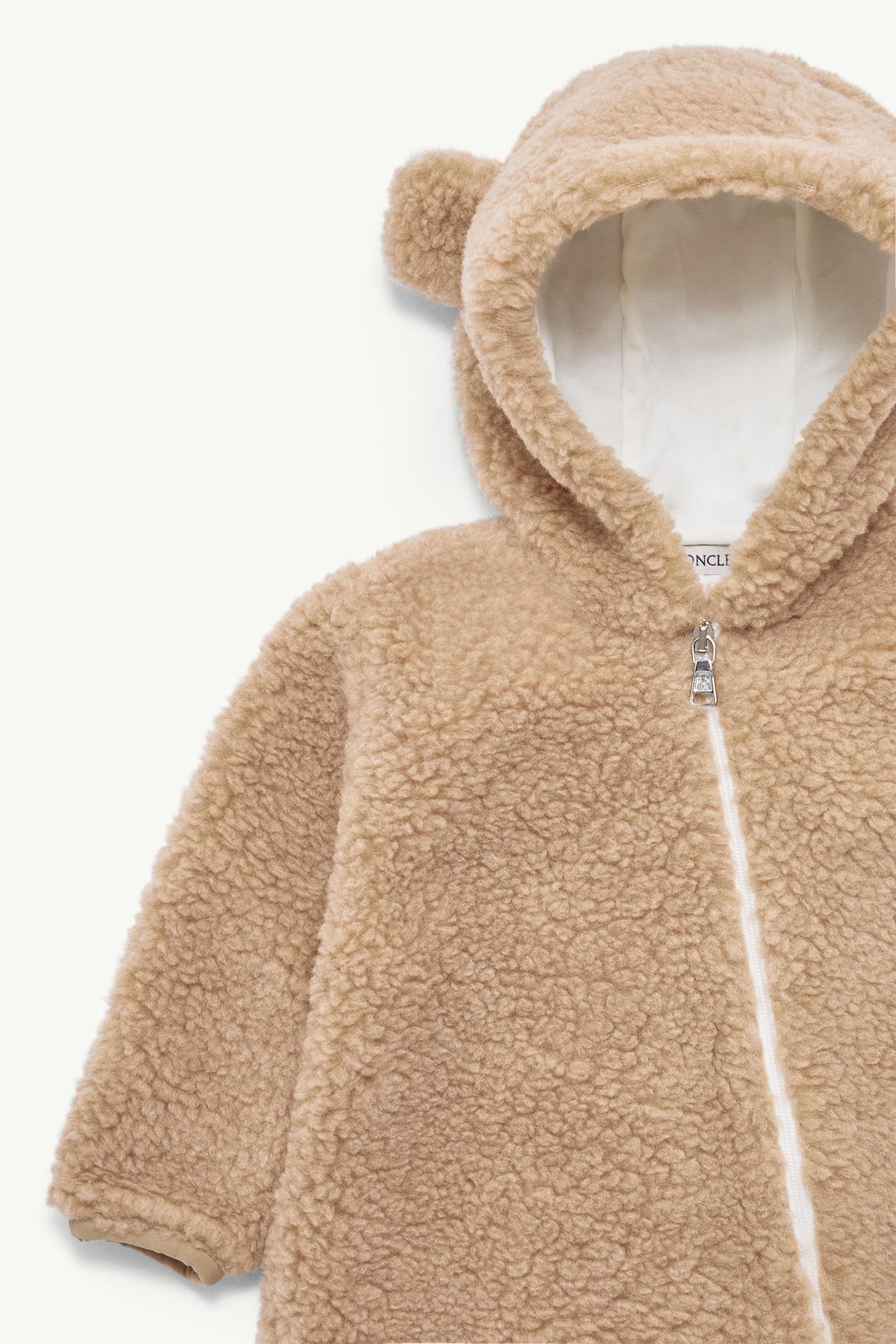 Alternative view of Teddy Hooded Baby Grow
