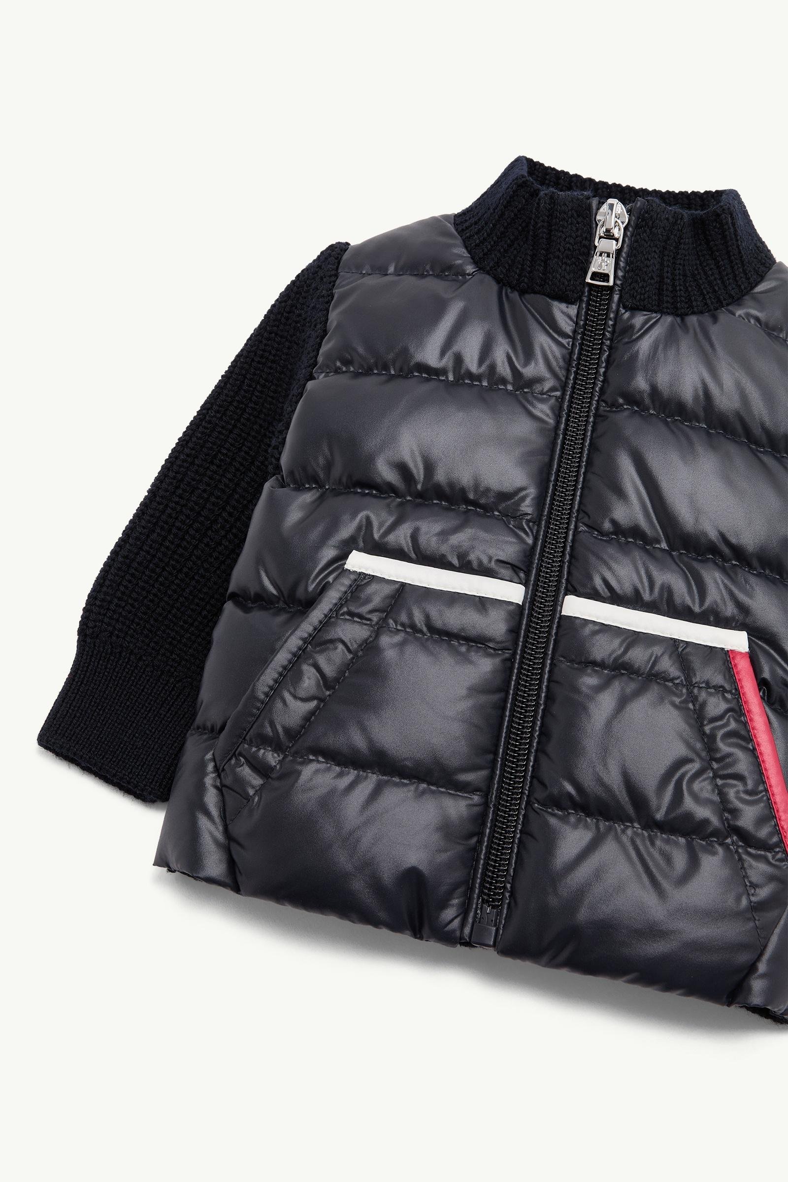 Alternative view of Padded Wool Zip-Up Cardigan