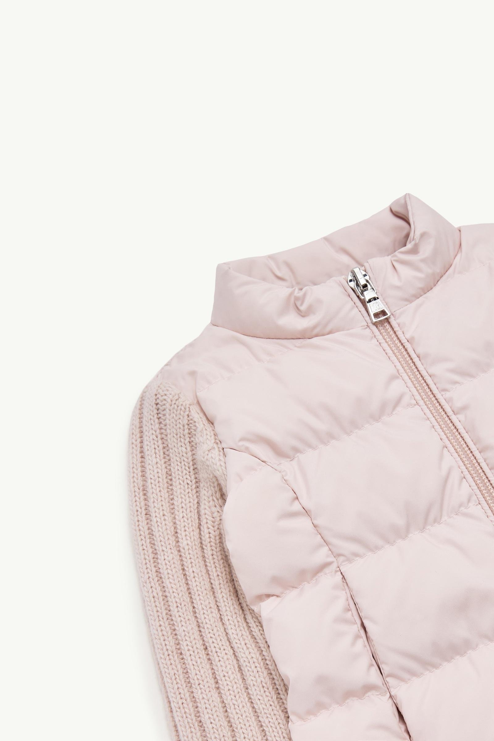 Alternative view of Padded Wool & Cashmere Zip-Up Cardigan