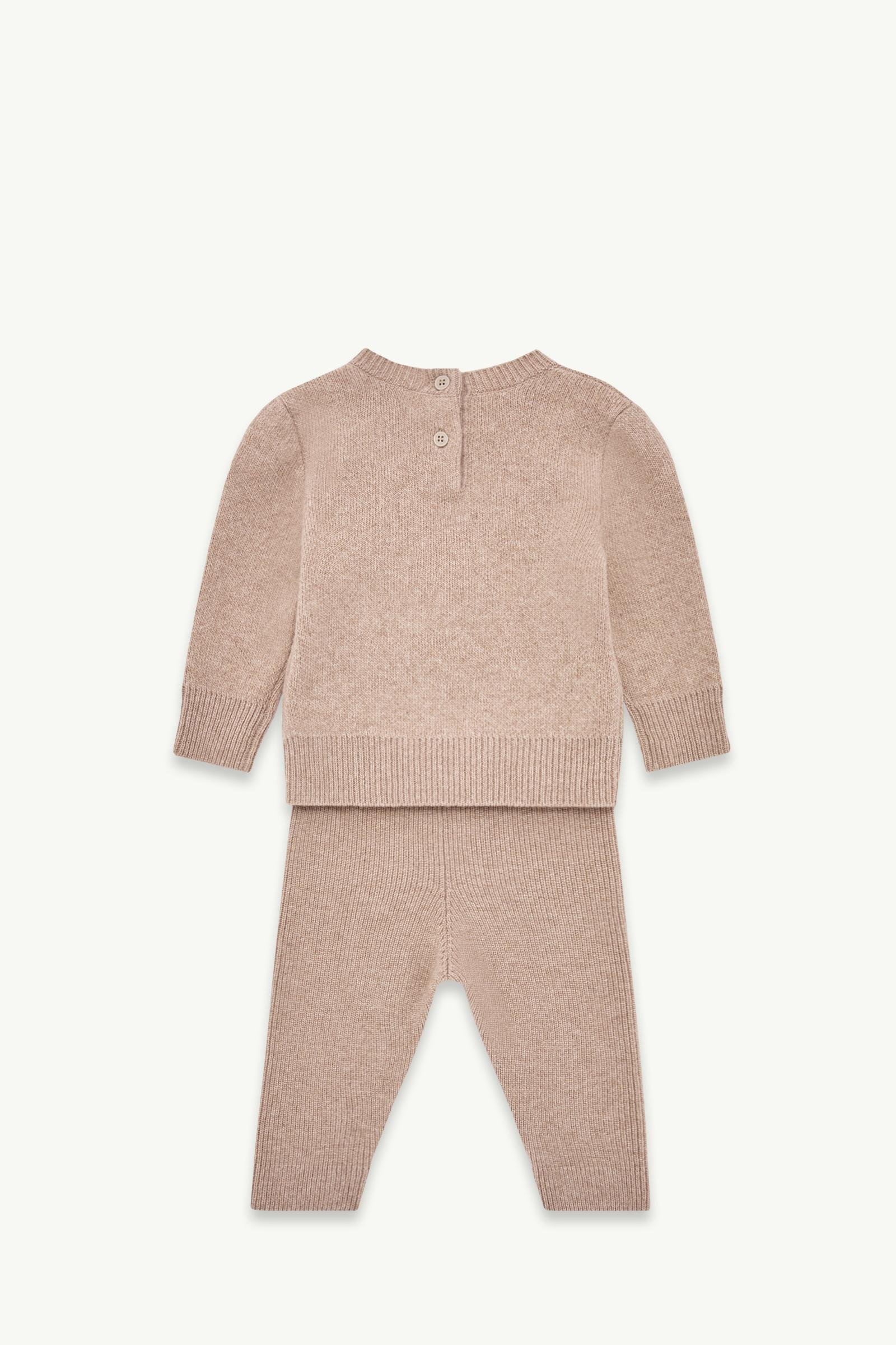 Deer Motif Wool & Cashmere Set with Gift Box - 图片 4