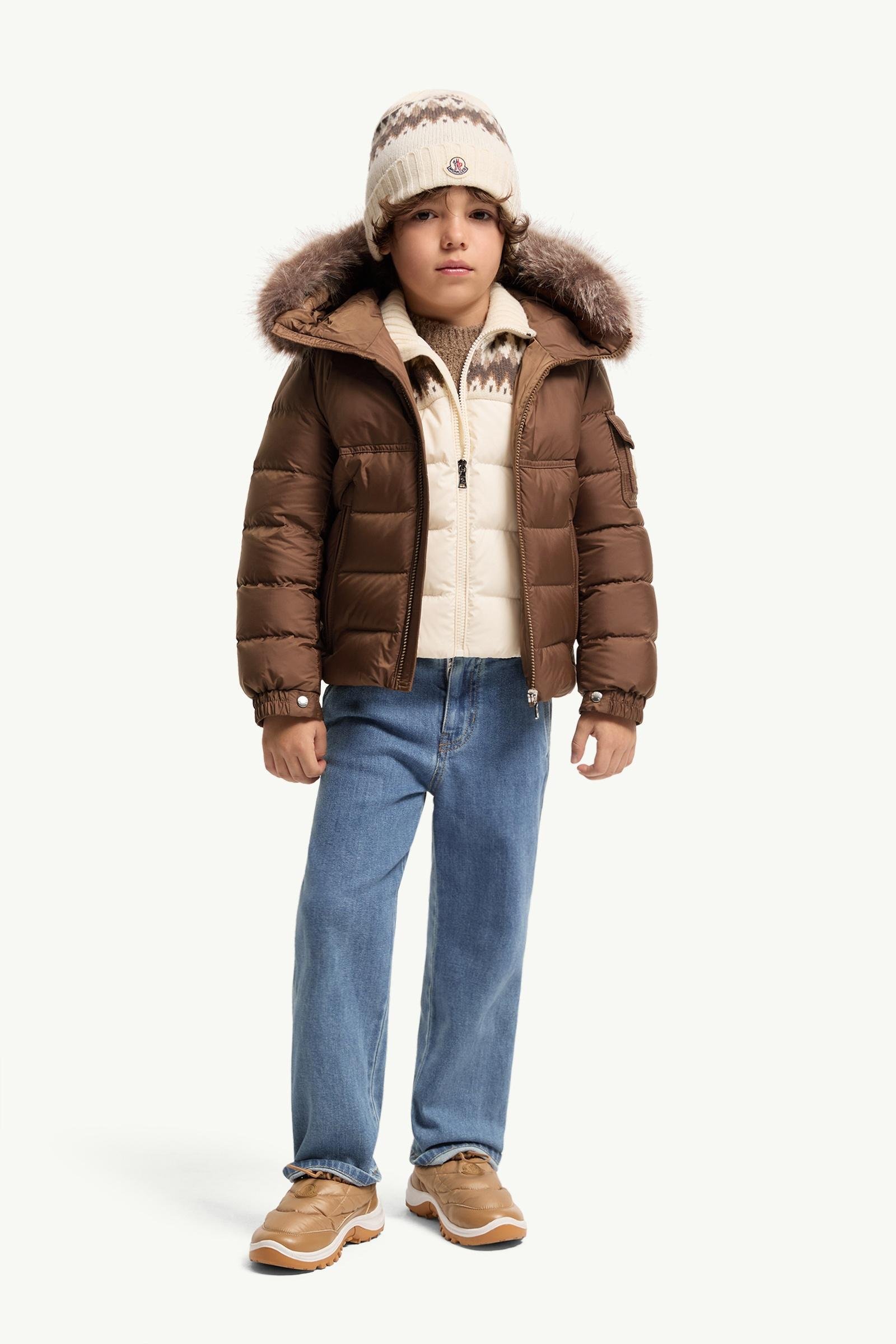 Alternative view of New Byronf Hooded Synthetic Material-Trimmed Down Jacket