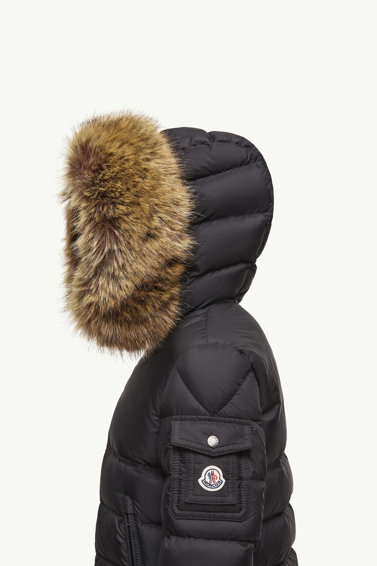 Alternative view of New Byronf Hooded Synthetic Material-Trimmed Down Jacket