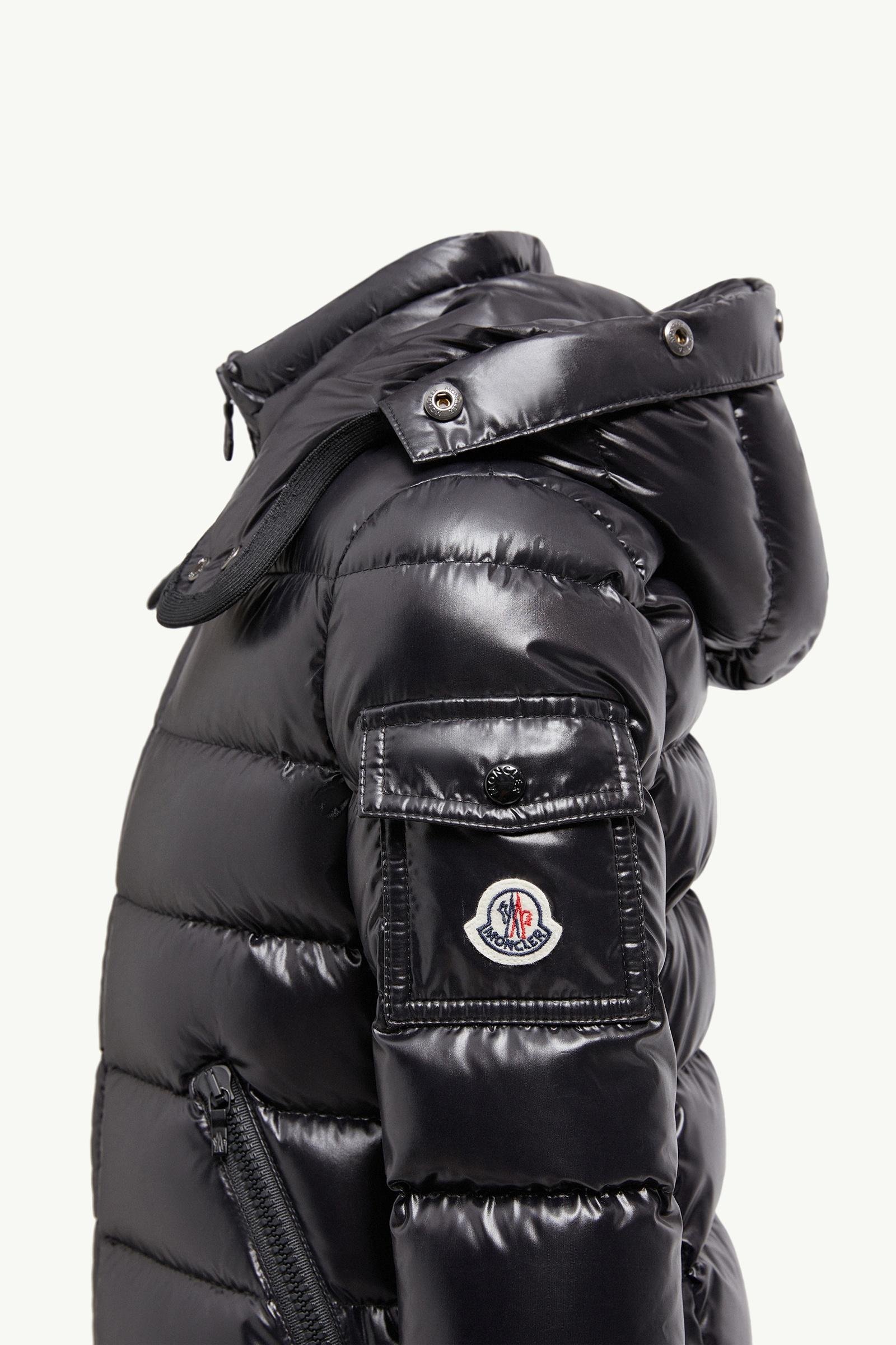 Alternative view of Badyf Hooded Synthetic Material-Trimmed Down Jacket