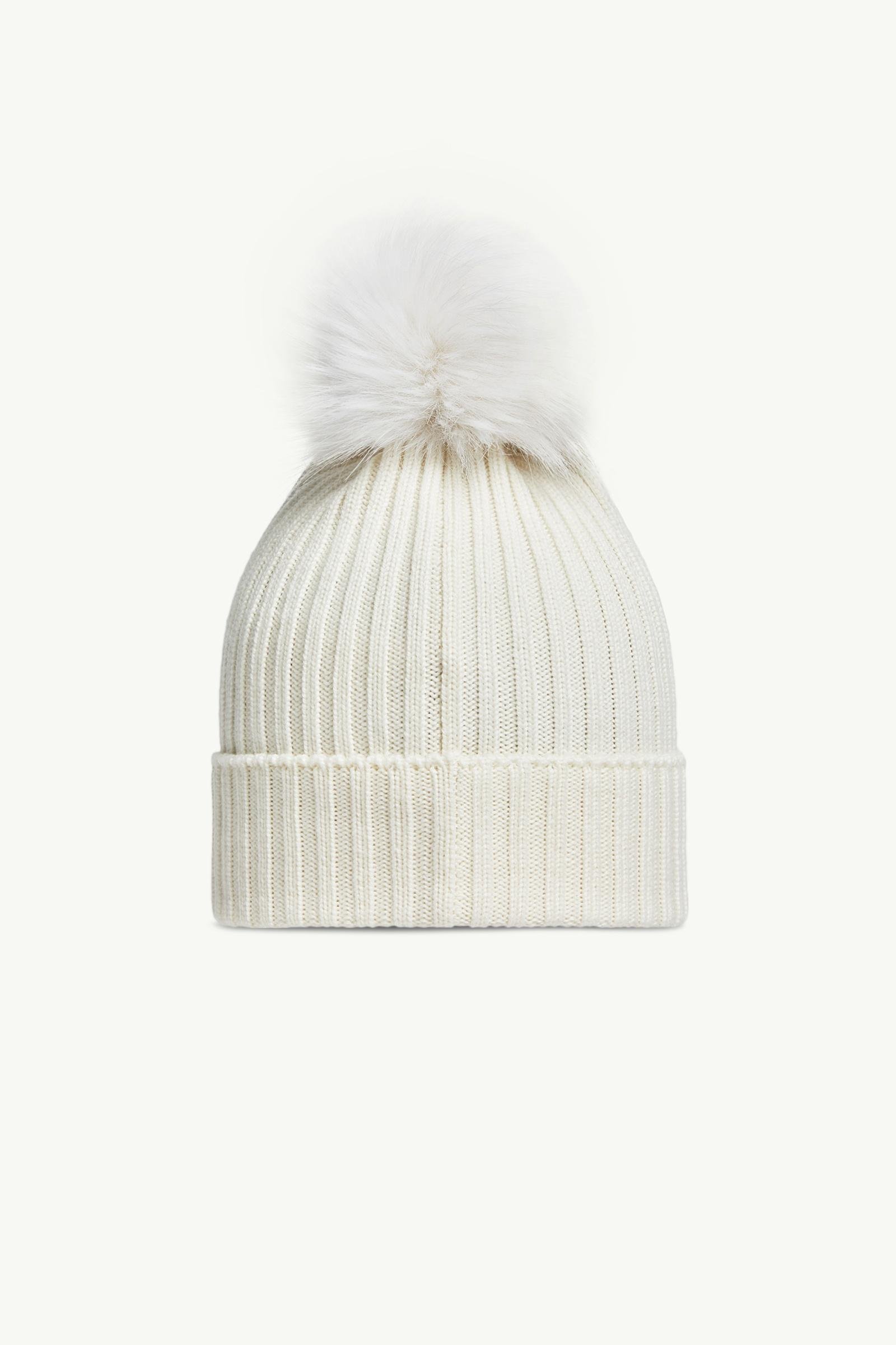 Alternative view of Wool Beanie with Pom Pom