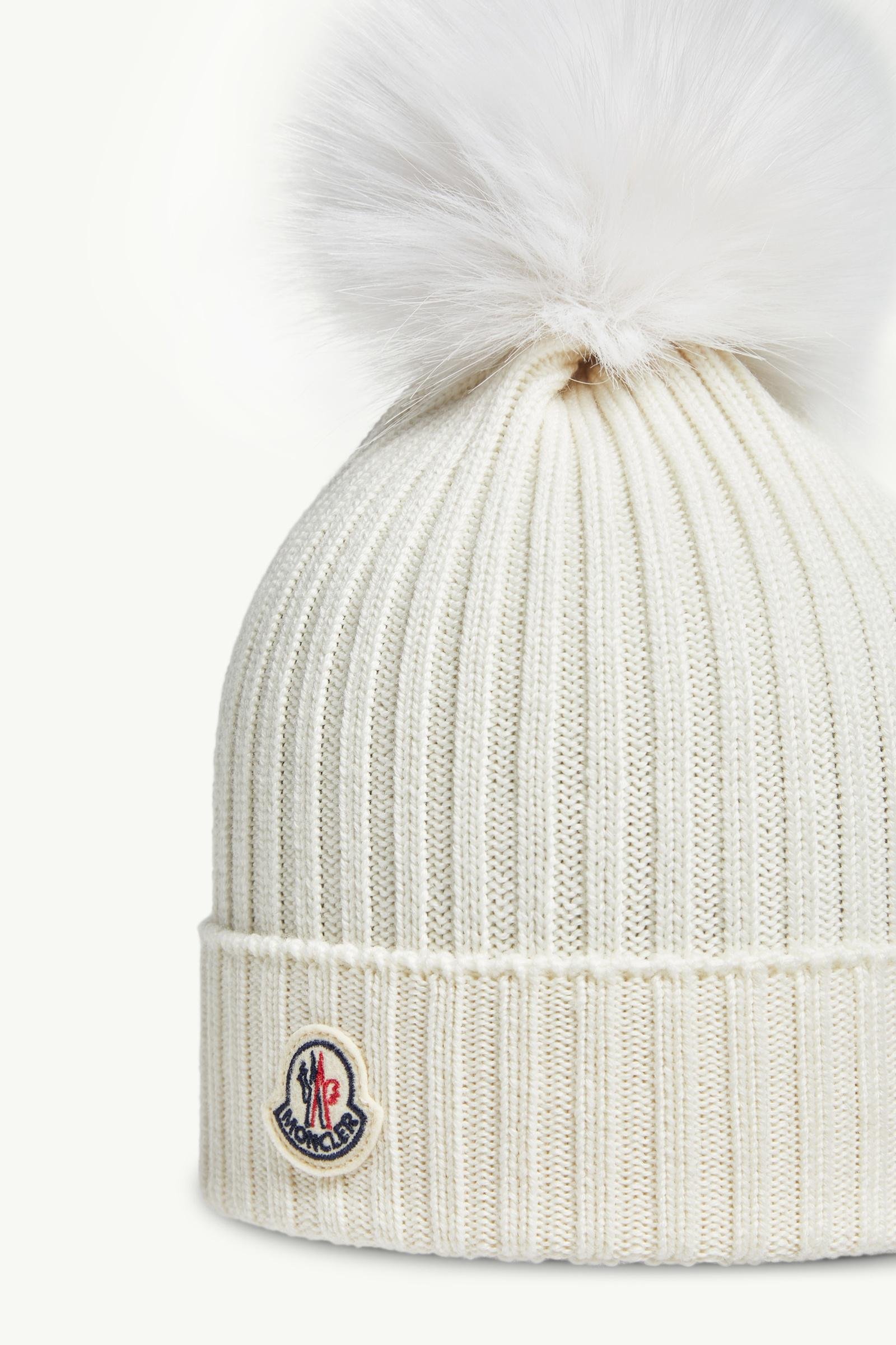 Wool Beanie with Pom Pom - 图片 3