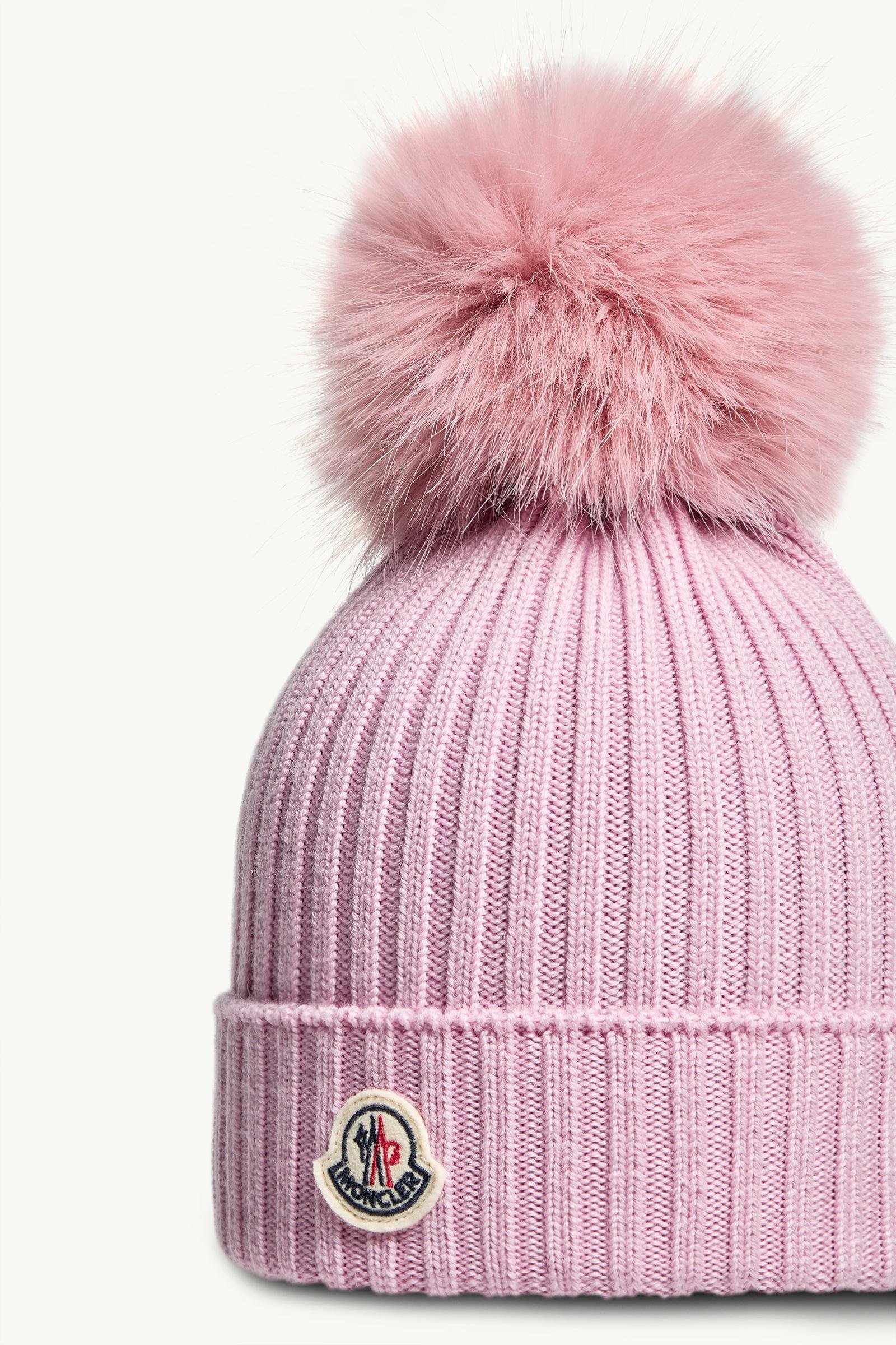 Alternative view of Wool Beanie with Pom Pom